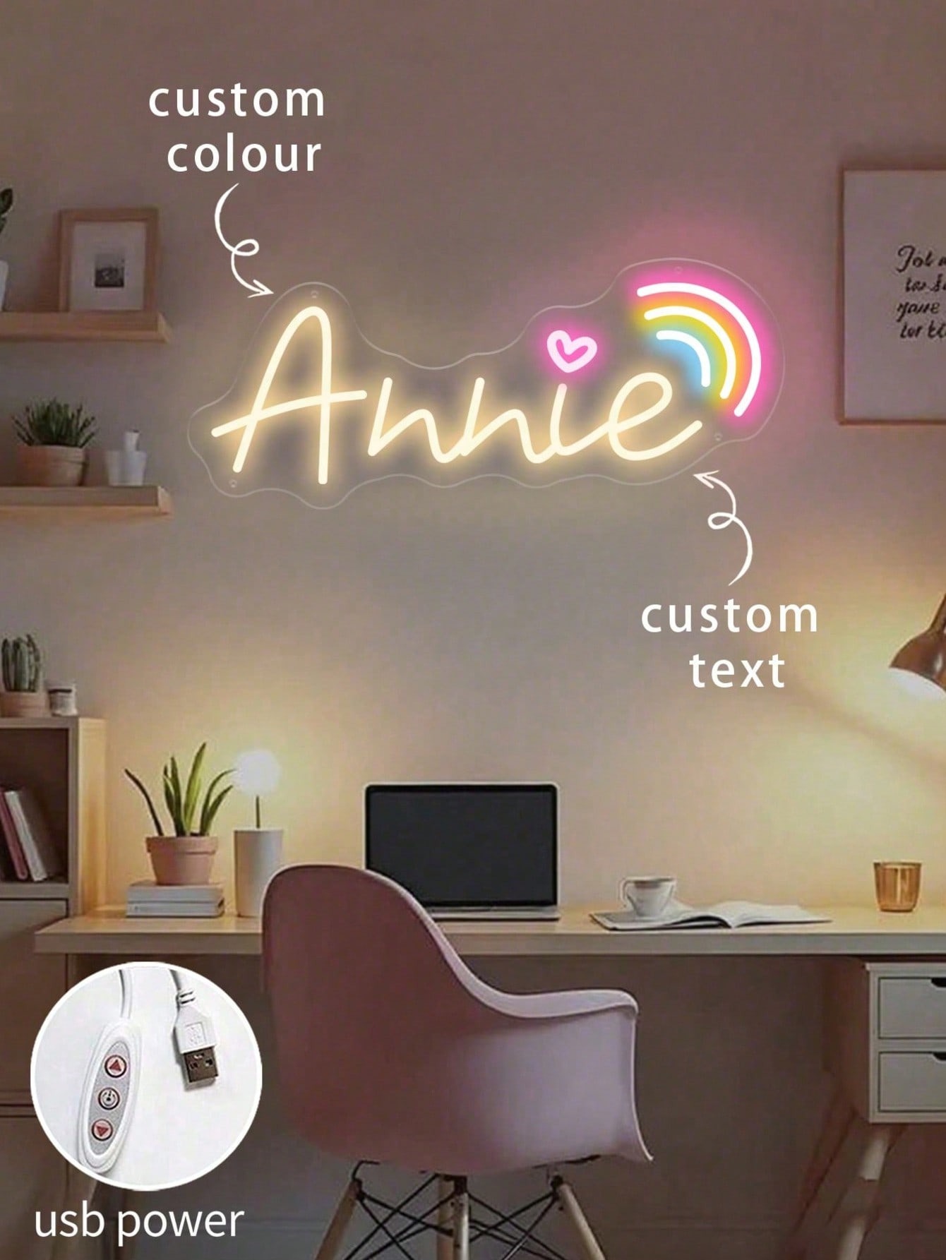 Personalized Neon Name Wall Decor