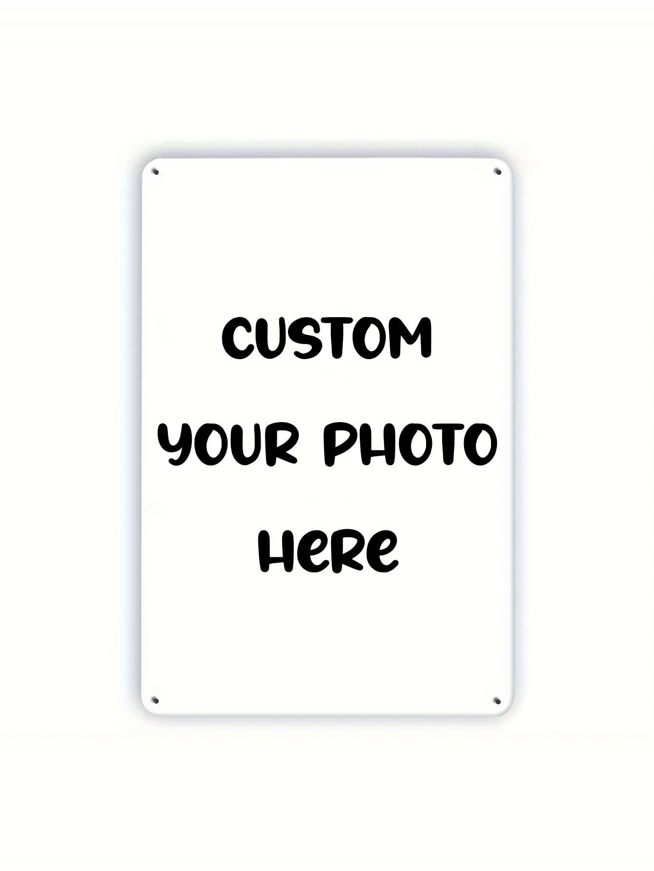 Custom Photo Metal Sign – Personalized Wall Decor