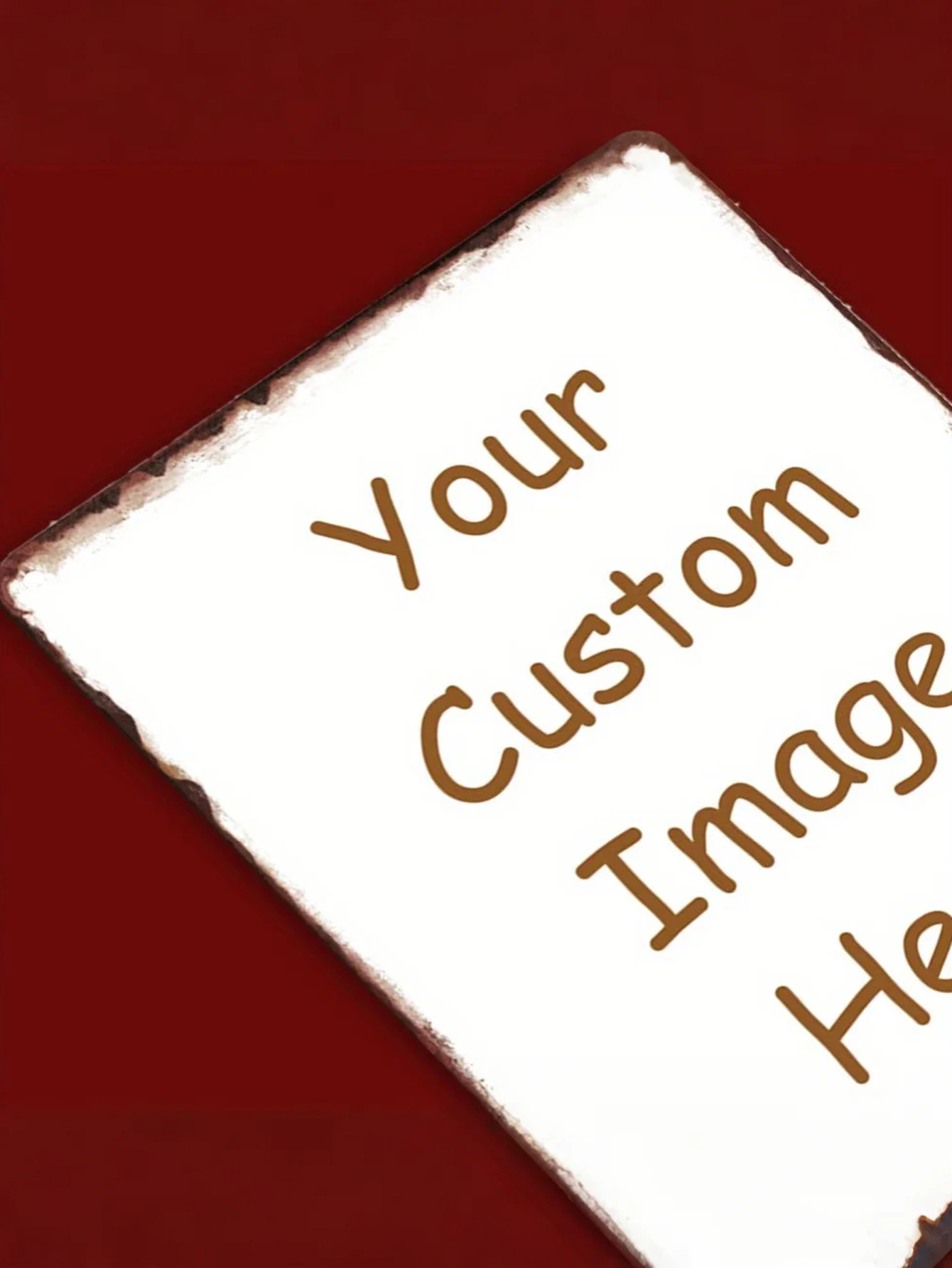 Custom Photo Metal Sign – Personalized Wall Decor
