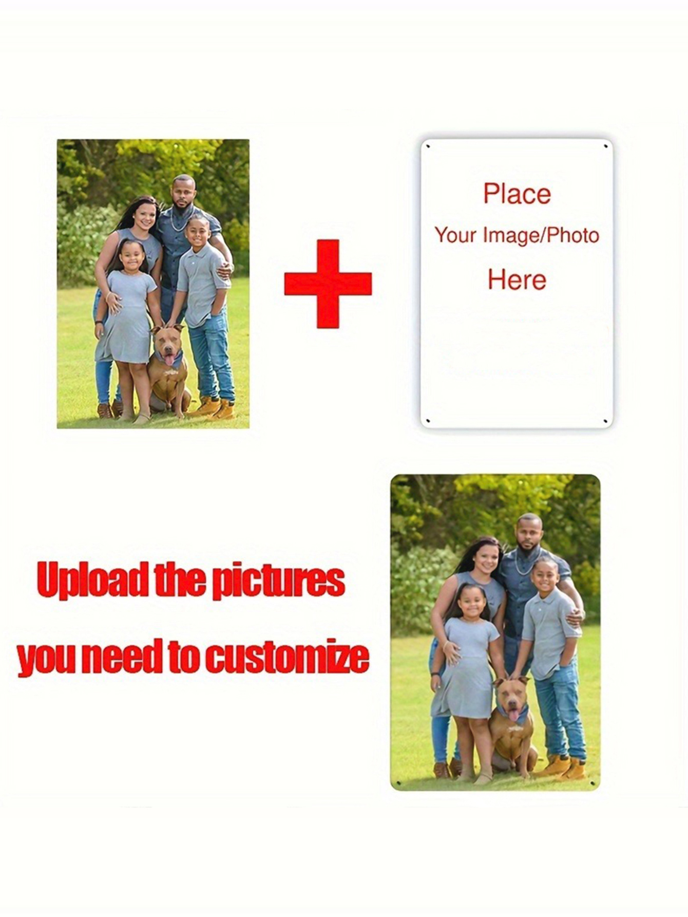 Custom Photo Tin Painting – Metal Sign