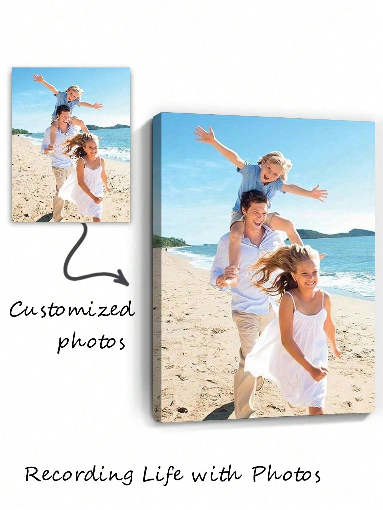 Customized Family Canvas For Walls