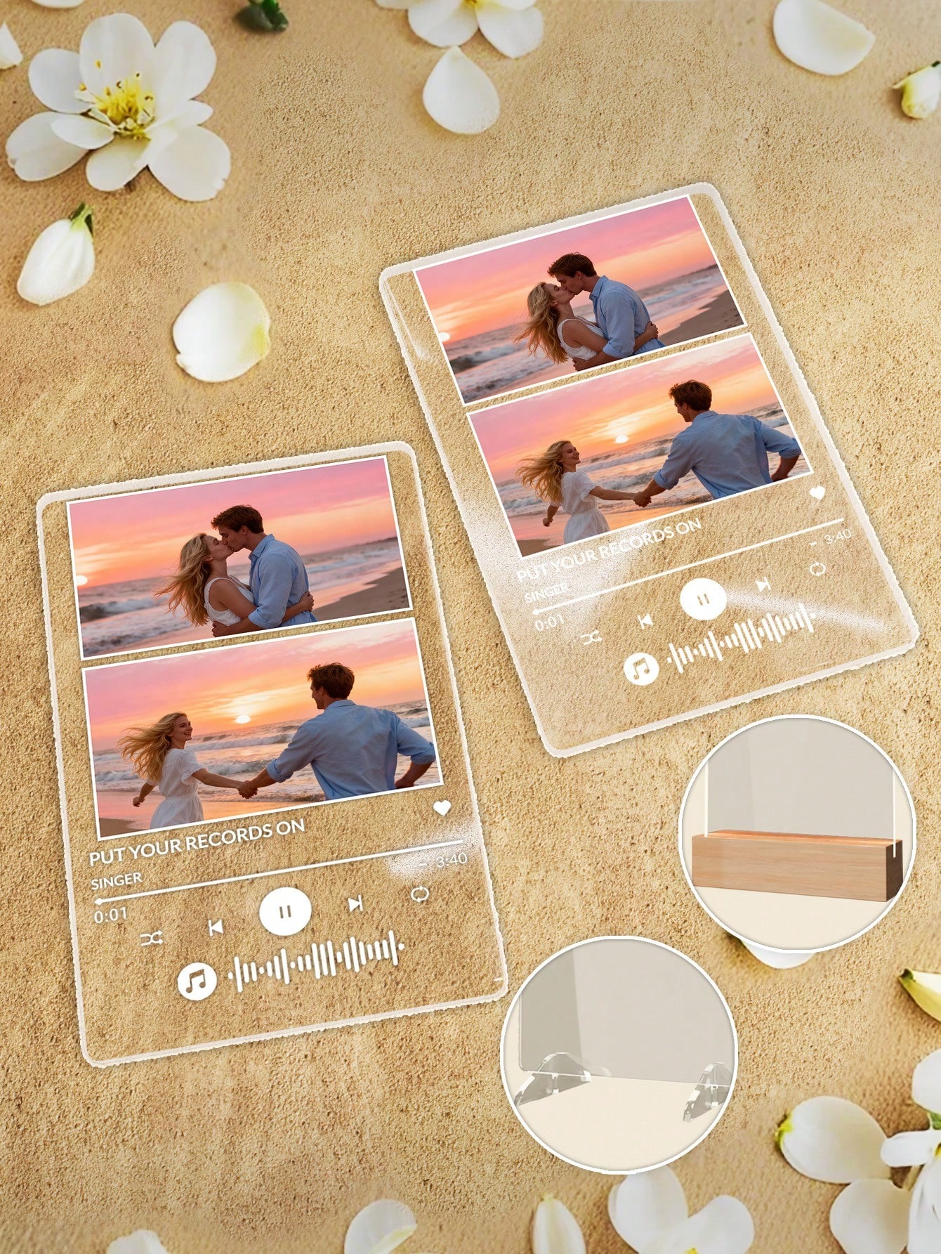 Personalized Music Photo Acrylic Light