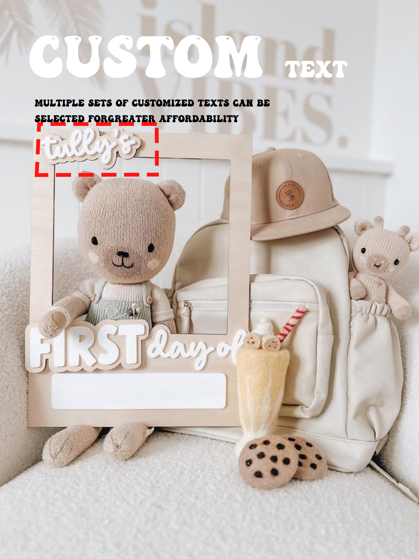 Custom Wooden Photo Frame Board