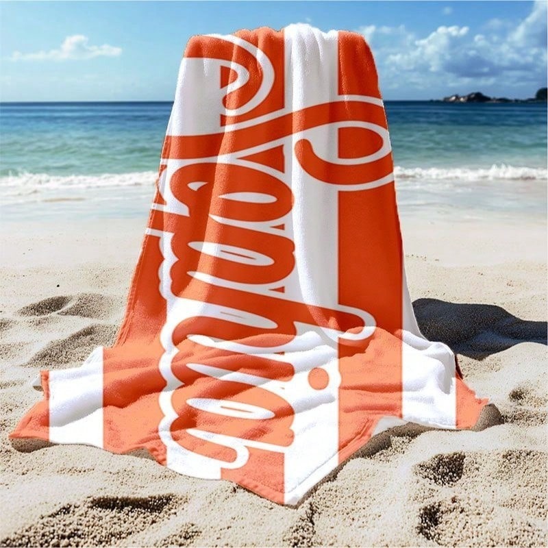 Personalized Oversized Custom Name Beach Towel
