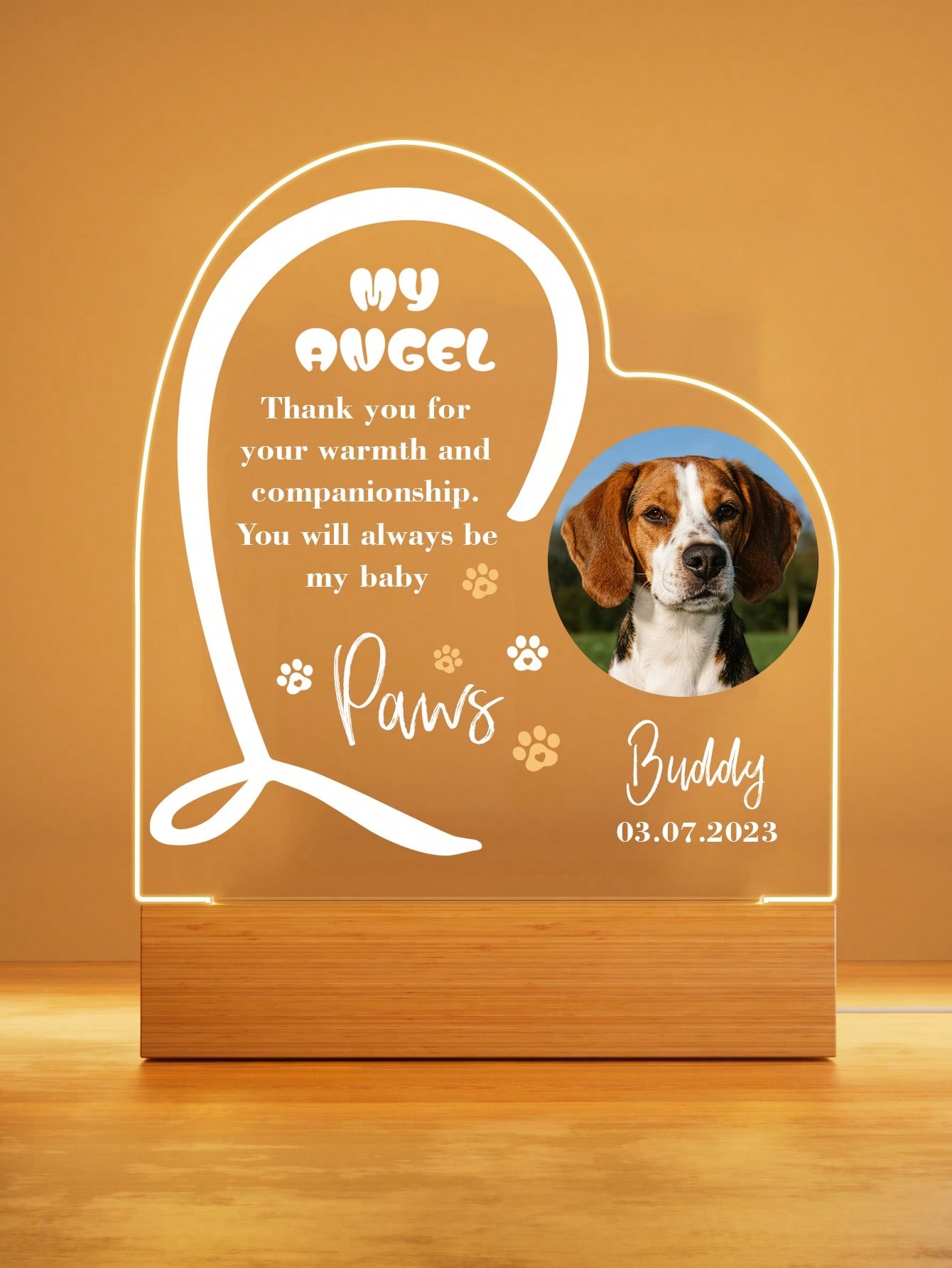 Personalized Music LED Night Light