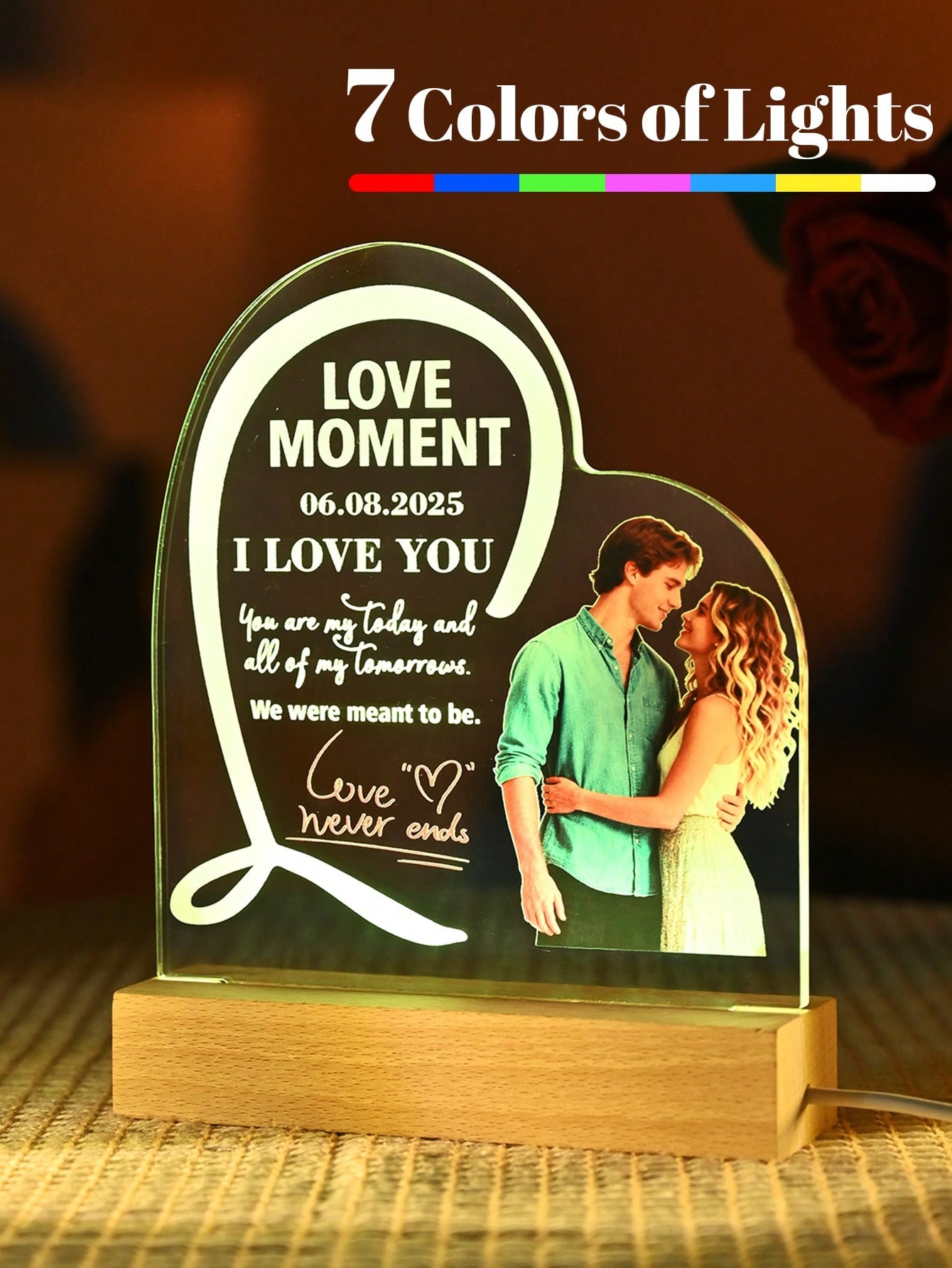 Personalized Music LED Night Light