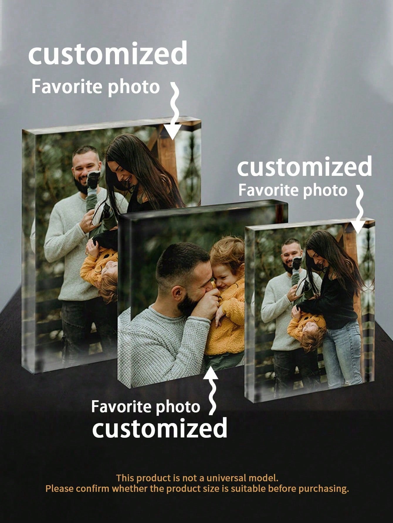 Custom Acrylic Love Story Photo Frame