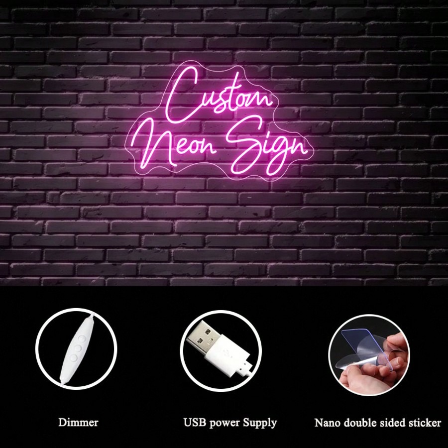 Custom Dimmable Neon Wall Sign