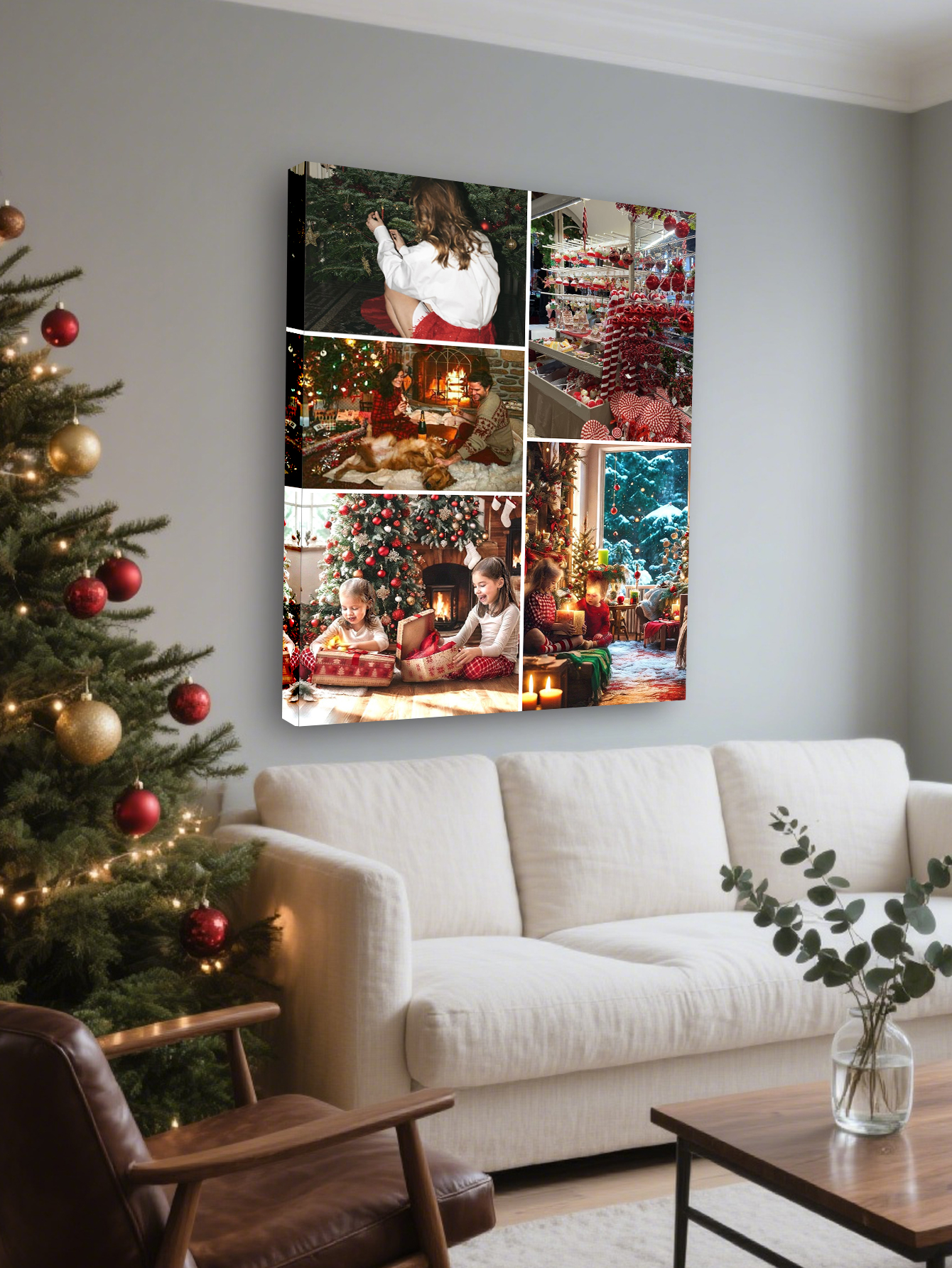 Custom Photo Collage Canvas Print