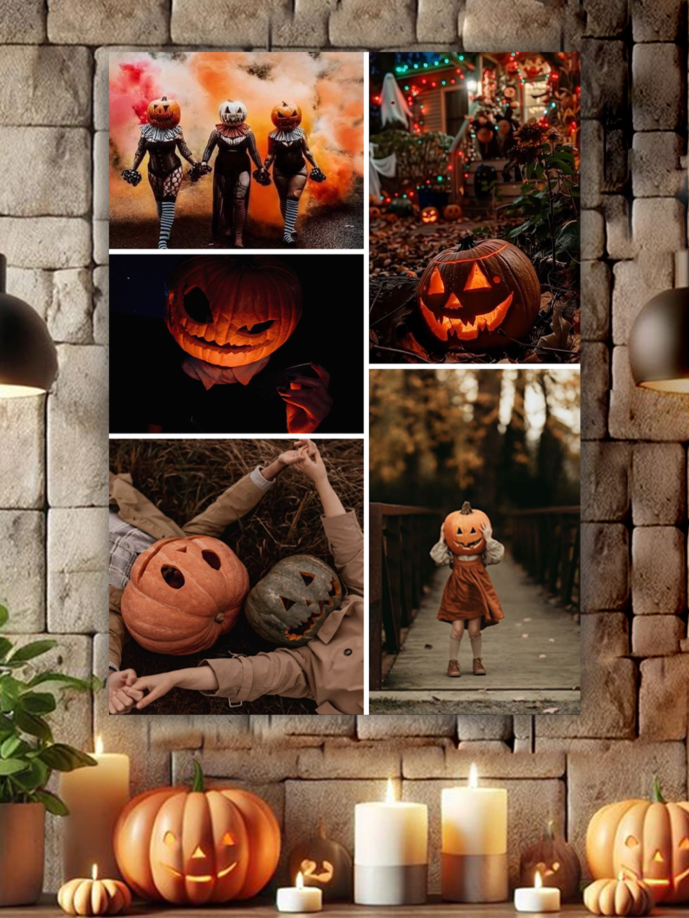 Personalized Halloween Canvas Wall Art