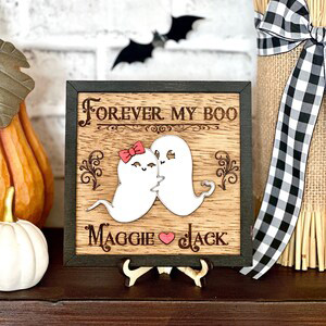 Custom Name Halloween Cute Couple