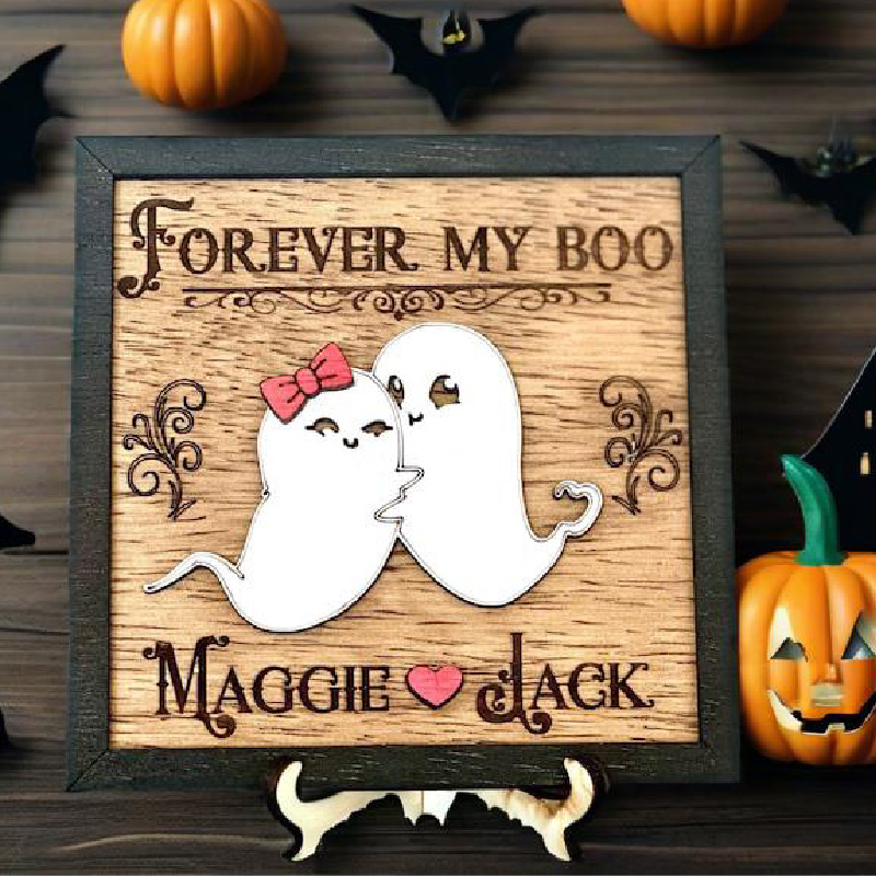 Custom Name Halloween Cute Couple