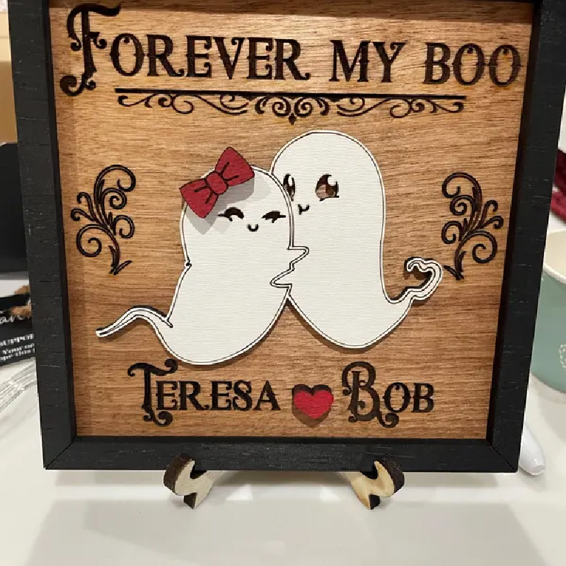 Custom Name Halloween Cute Couple