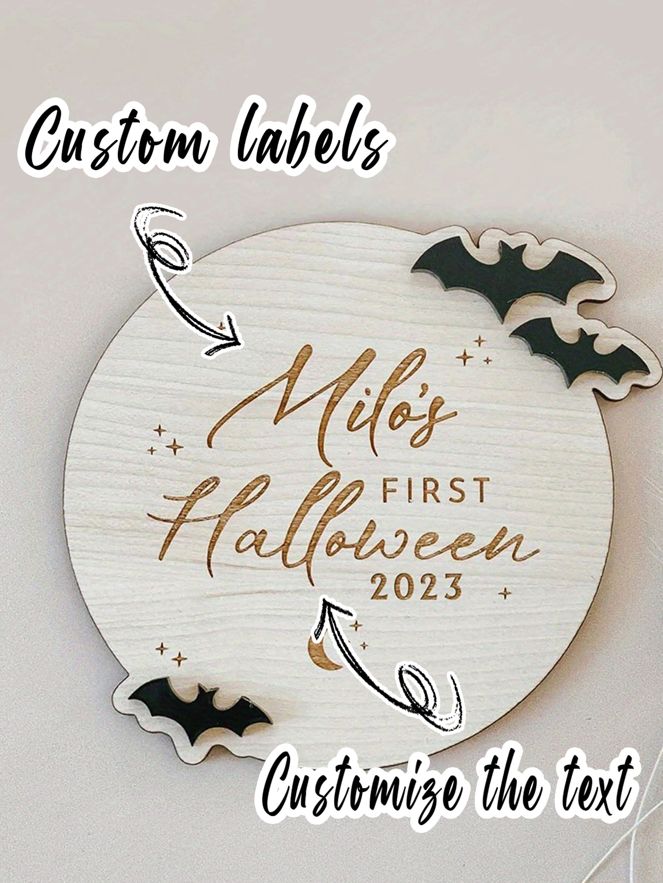 Personalized Halloween Name Sign-Wall Decor