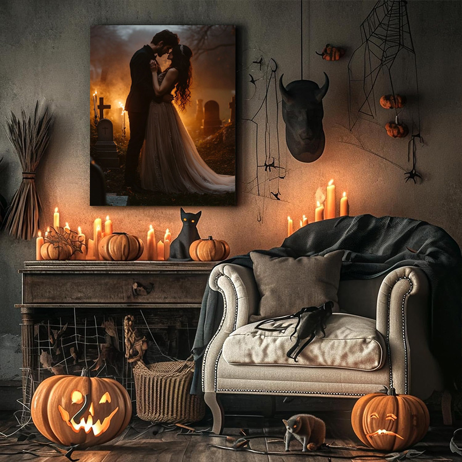 Custom Halloween Decoration Hanging Painting