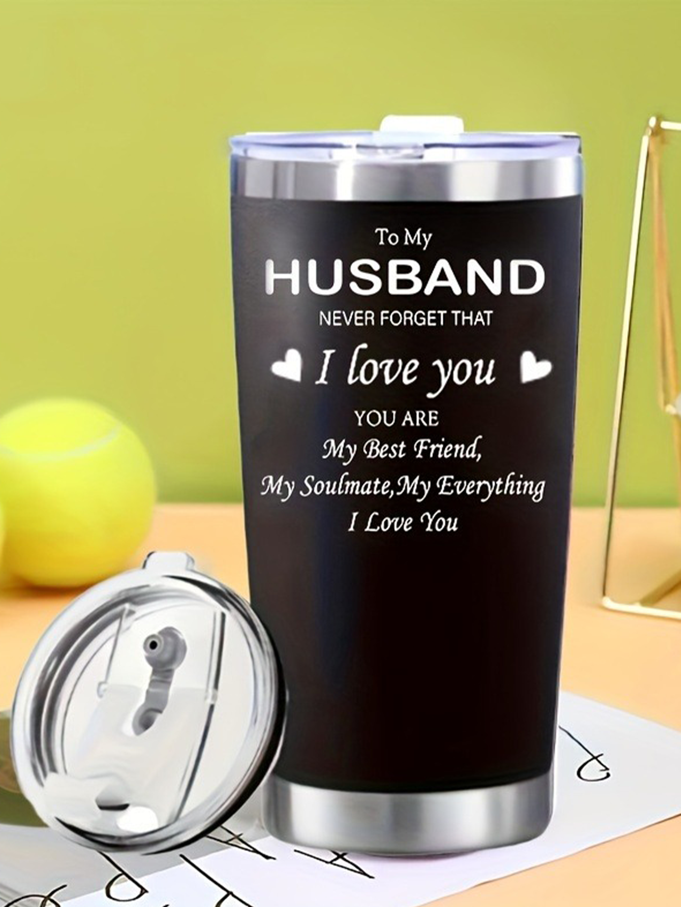 Personalized "To My Husband" Insulated Tumbler