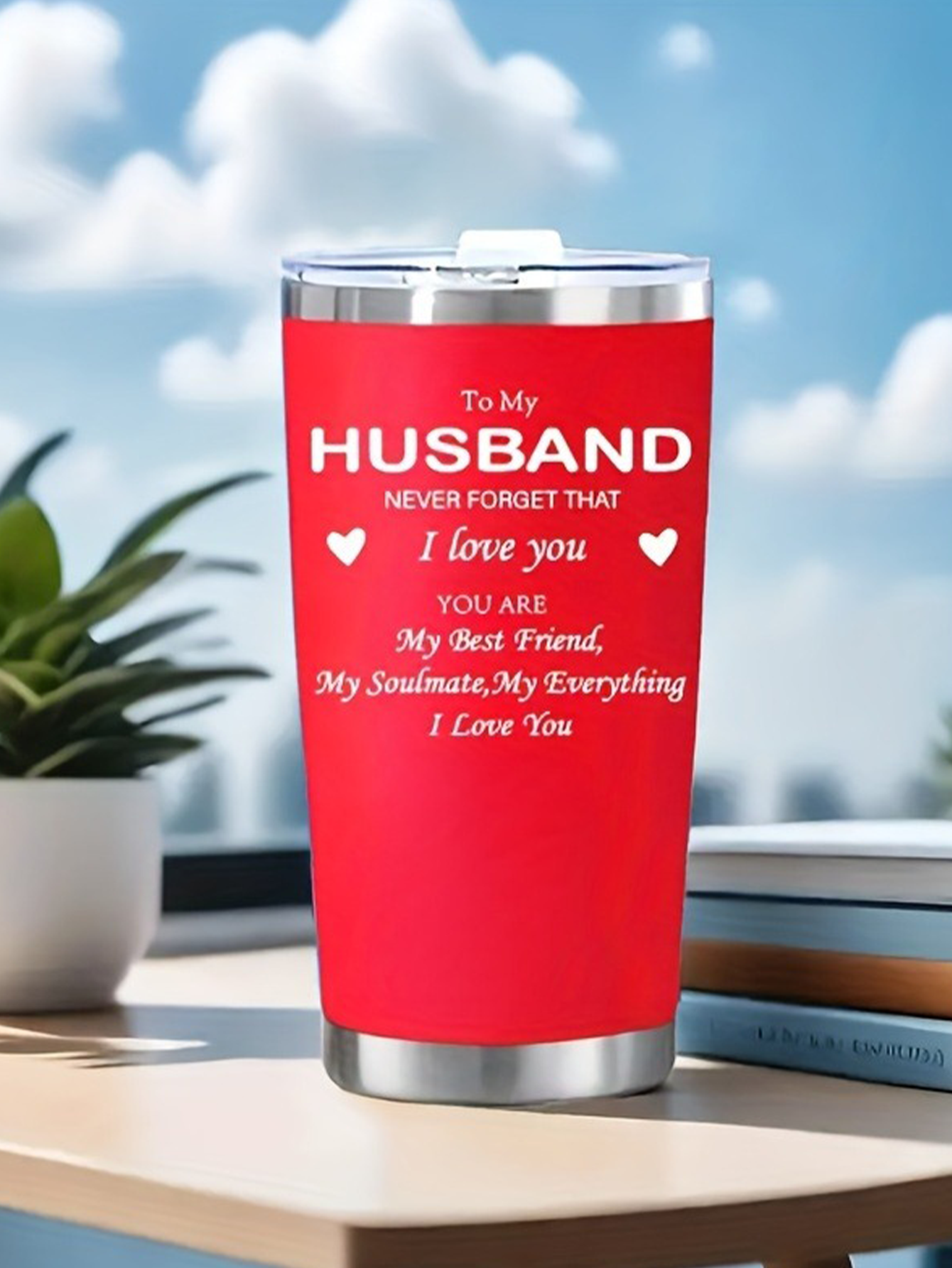 Personalized "To My Husband" Insulated Tumbler