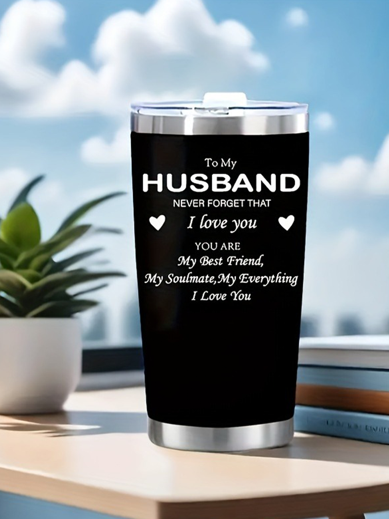 Personalized "To My Husband" Insulated Tumbler