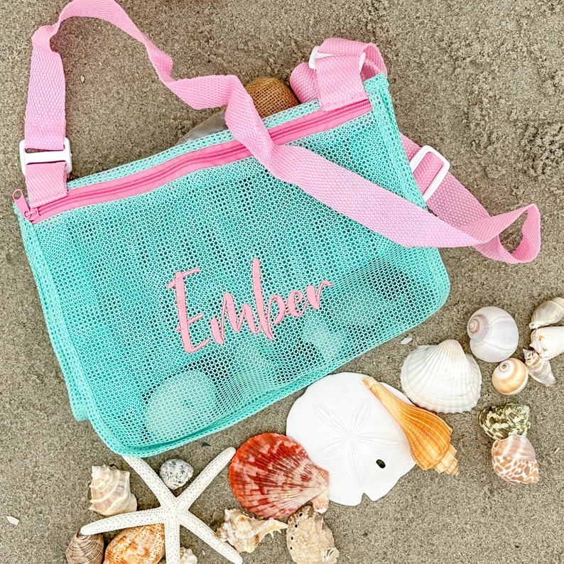Custom Embroidered Beach Toy Bag