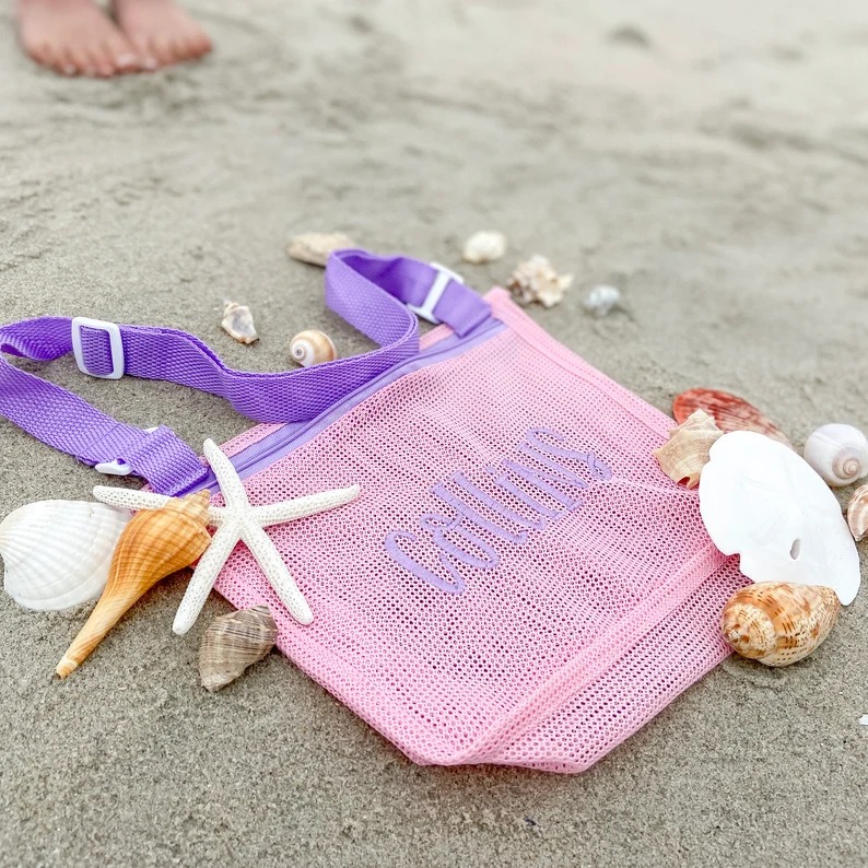 Custom Embroidered Beach Toy Bag
