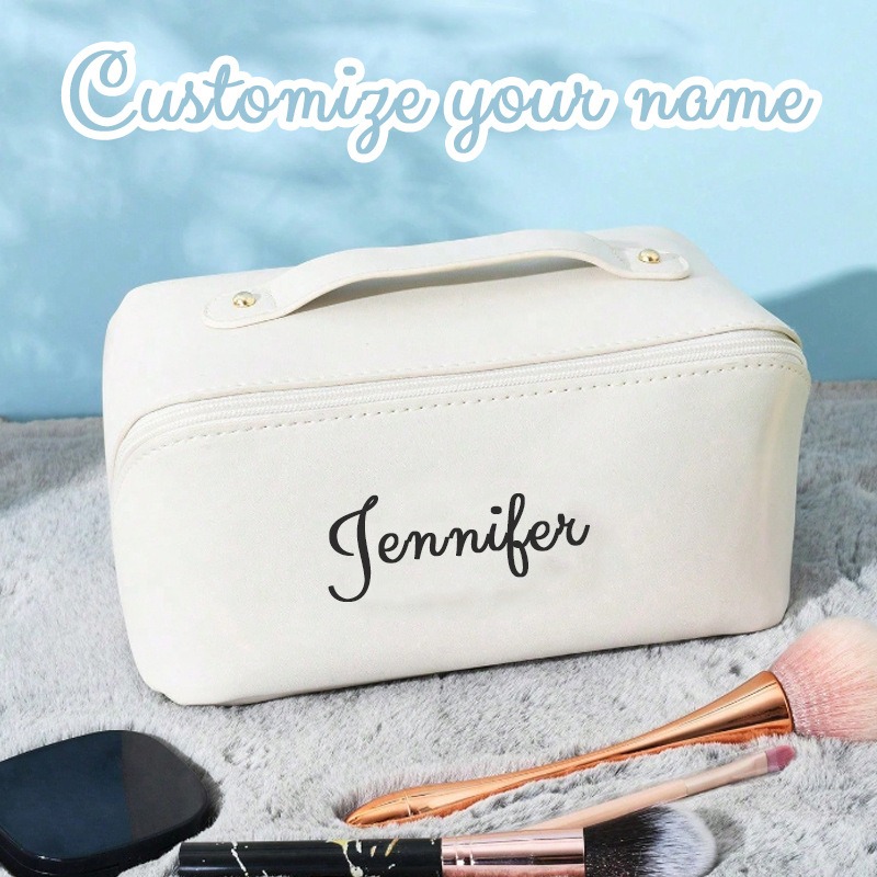 Personalized Laser-Engraved Makeup Bag