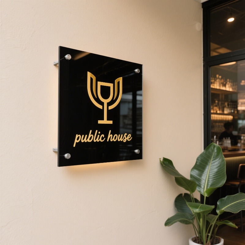 Custom Acrylic Signs Picture Displays