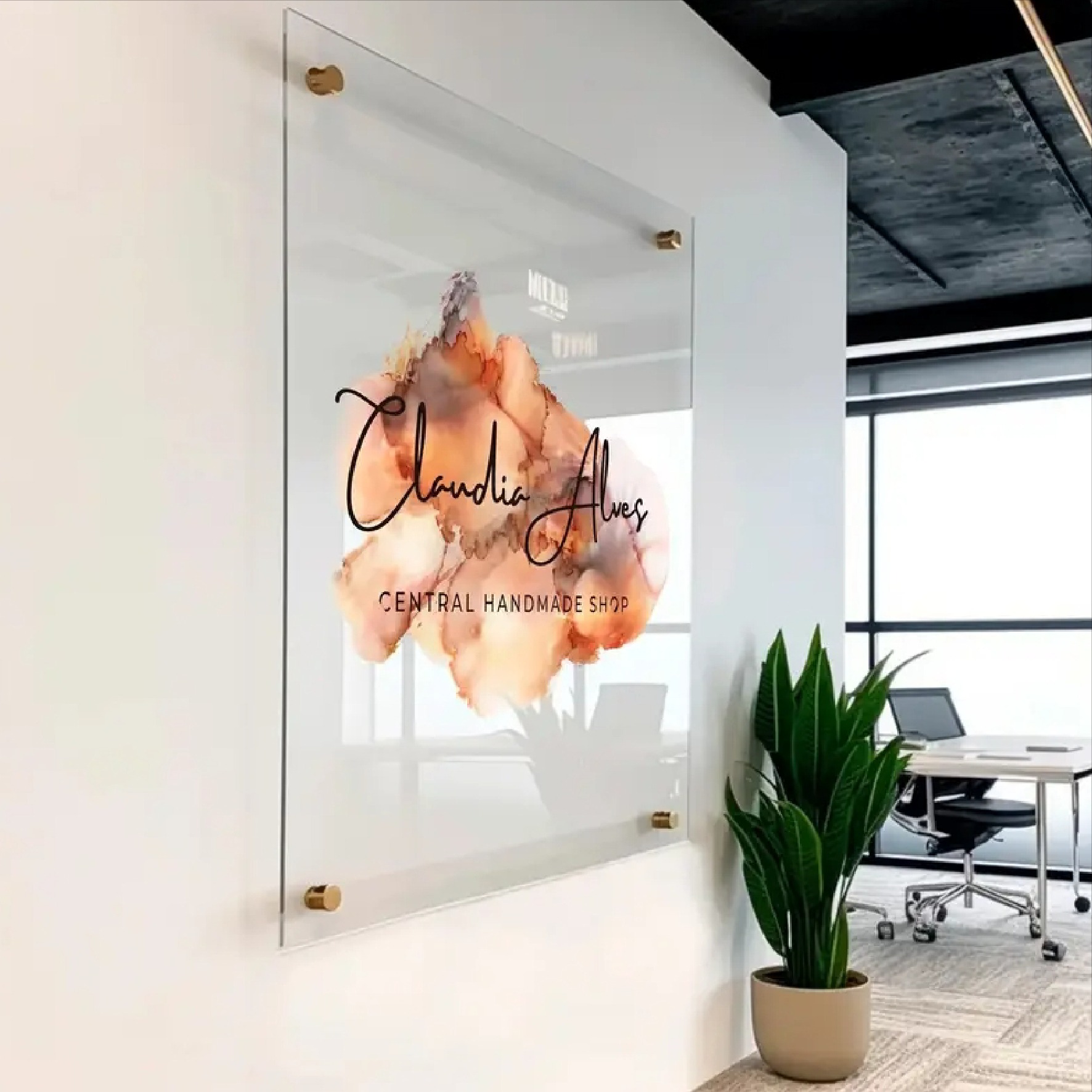 Custom Acrylic Business Signs & Nameplates