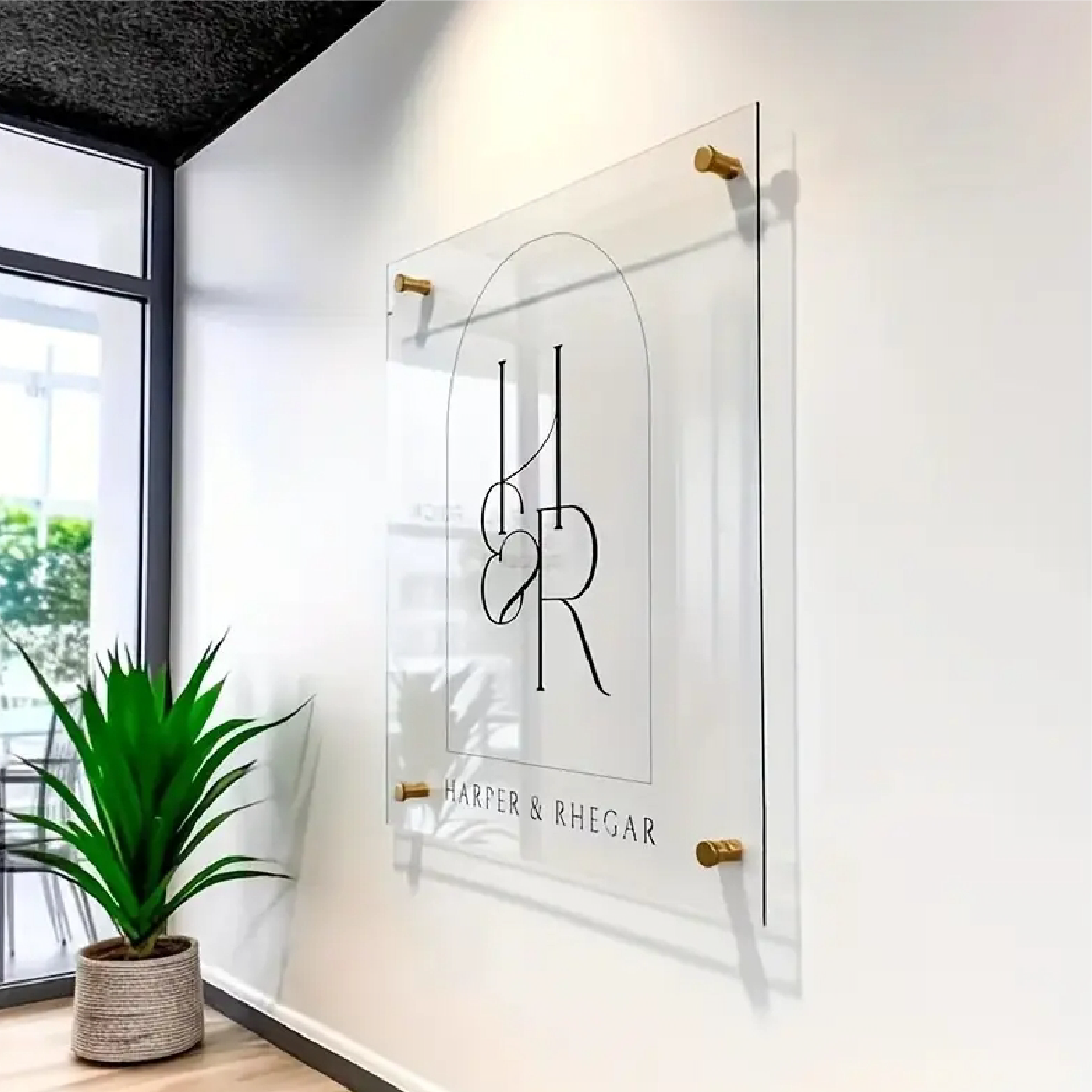 Custom Acrylic Business Signs & Nameplates