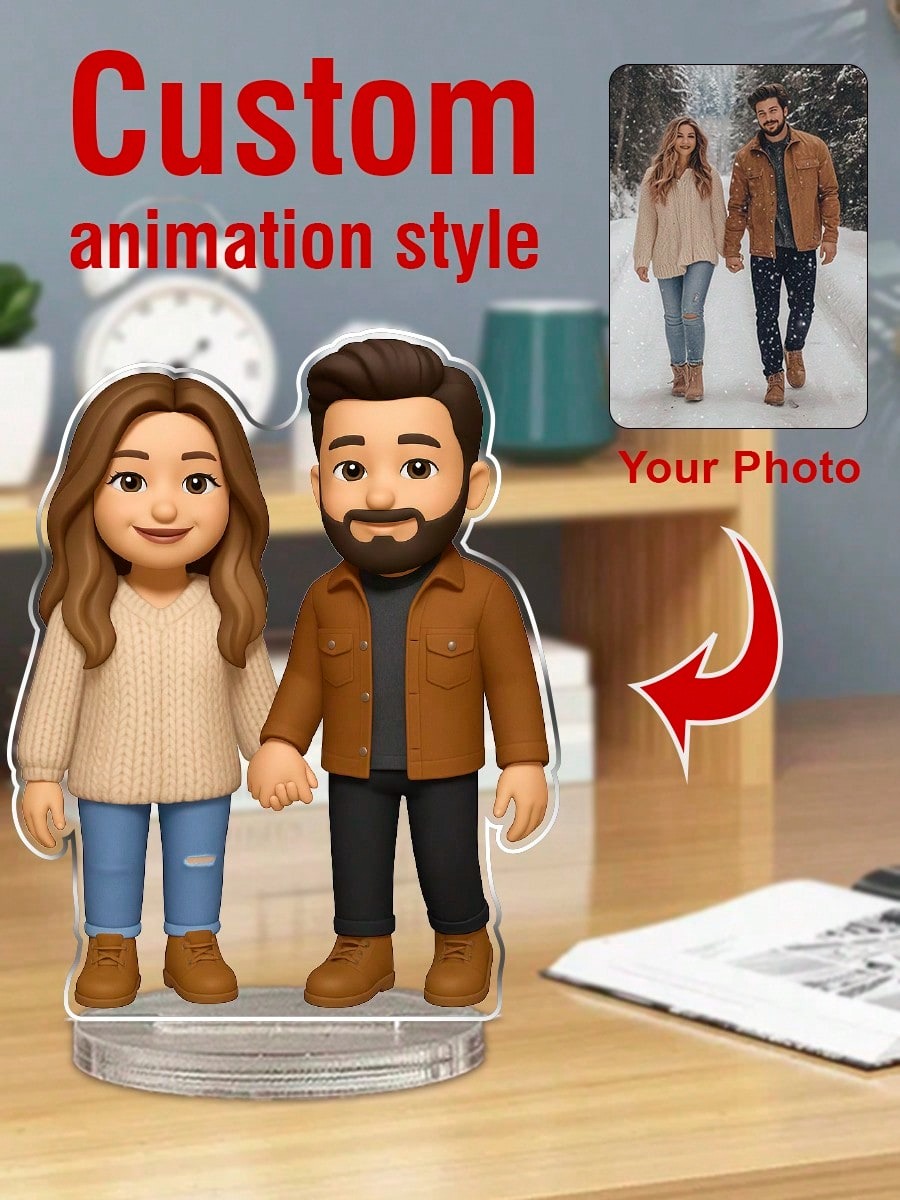 Customized Couple Acrylic Figurine