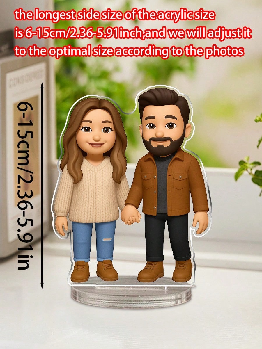 Customized Couple Acrylic Figurine