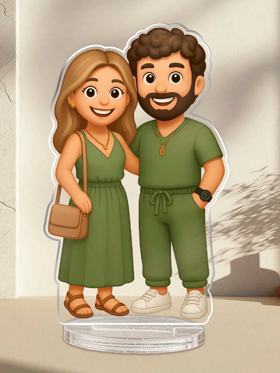 Customized Couple Acrylic Figurine