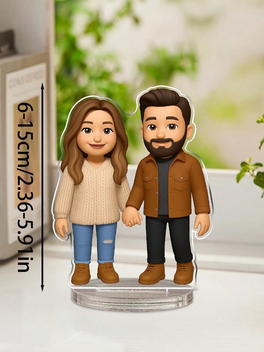 Customized Couple Acrylic Figurine