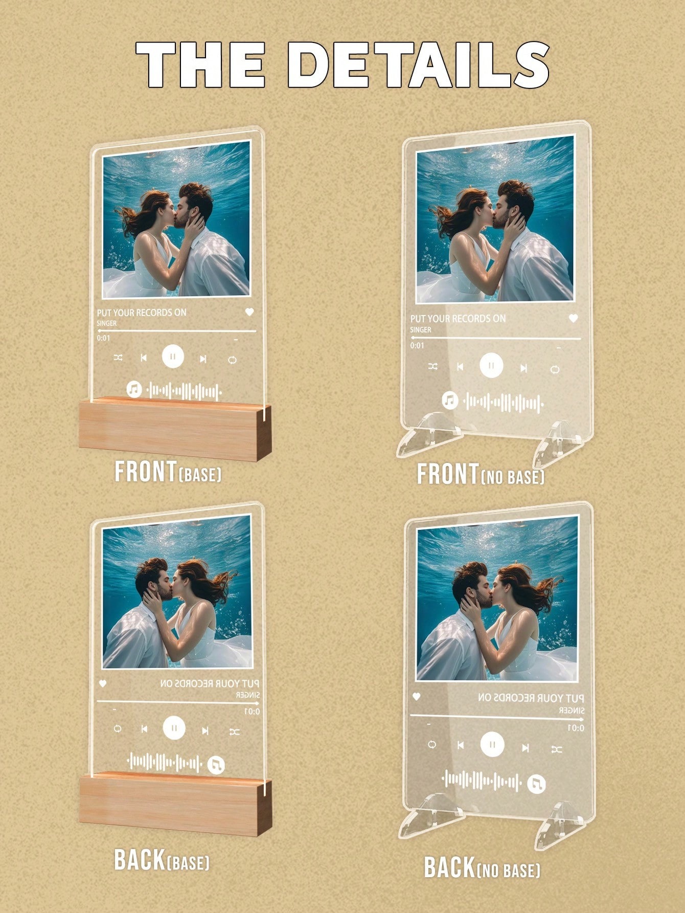 Custom Photo Music Memory Light