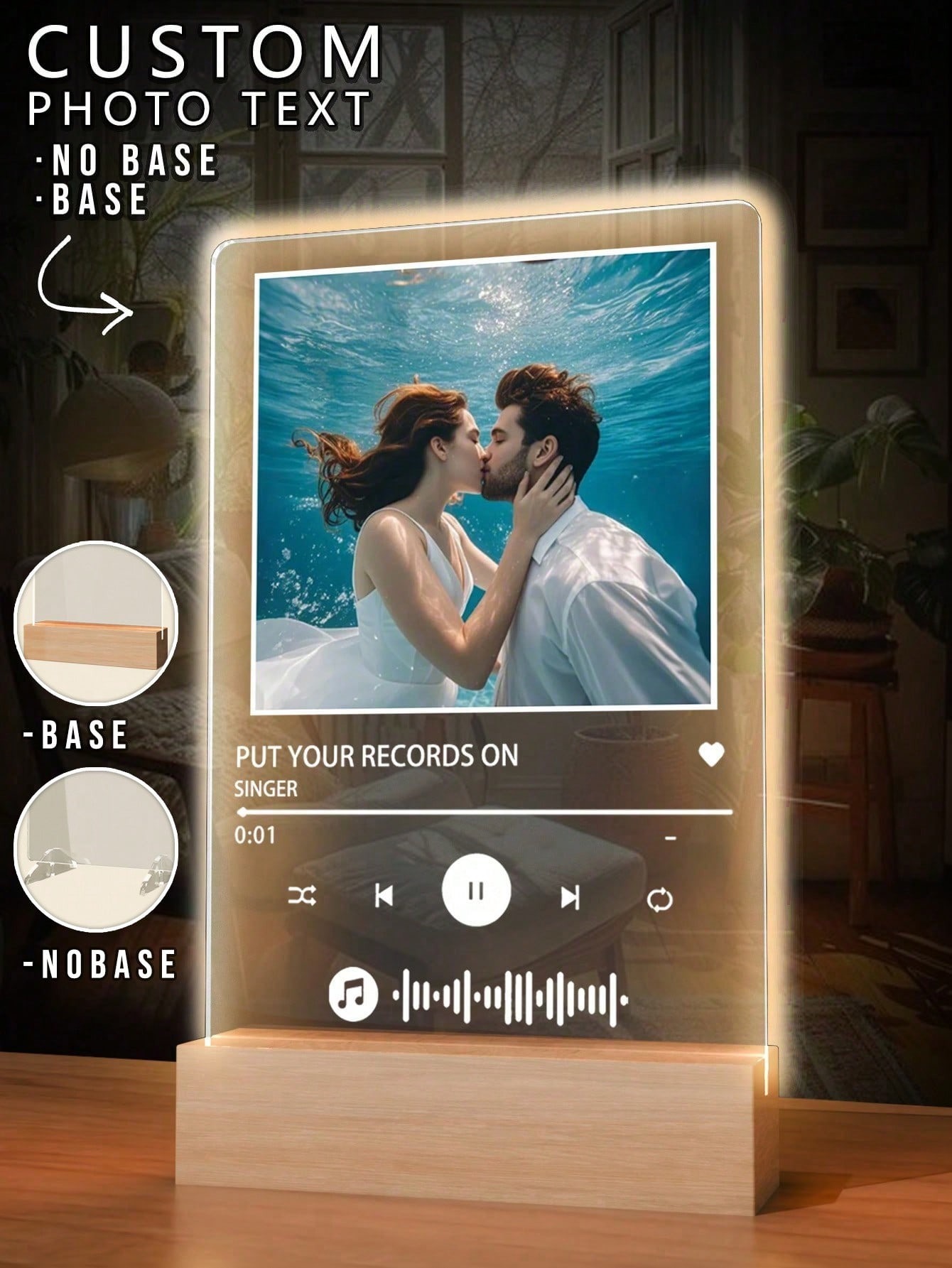 Custom Photo Music Memory Light