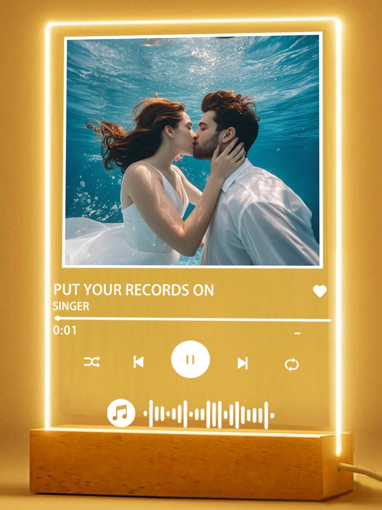 Custom Photo Music Memory Light