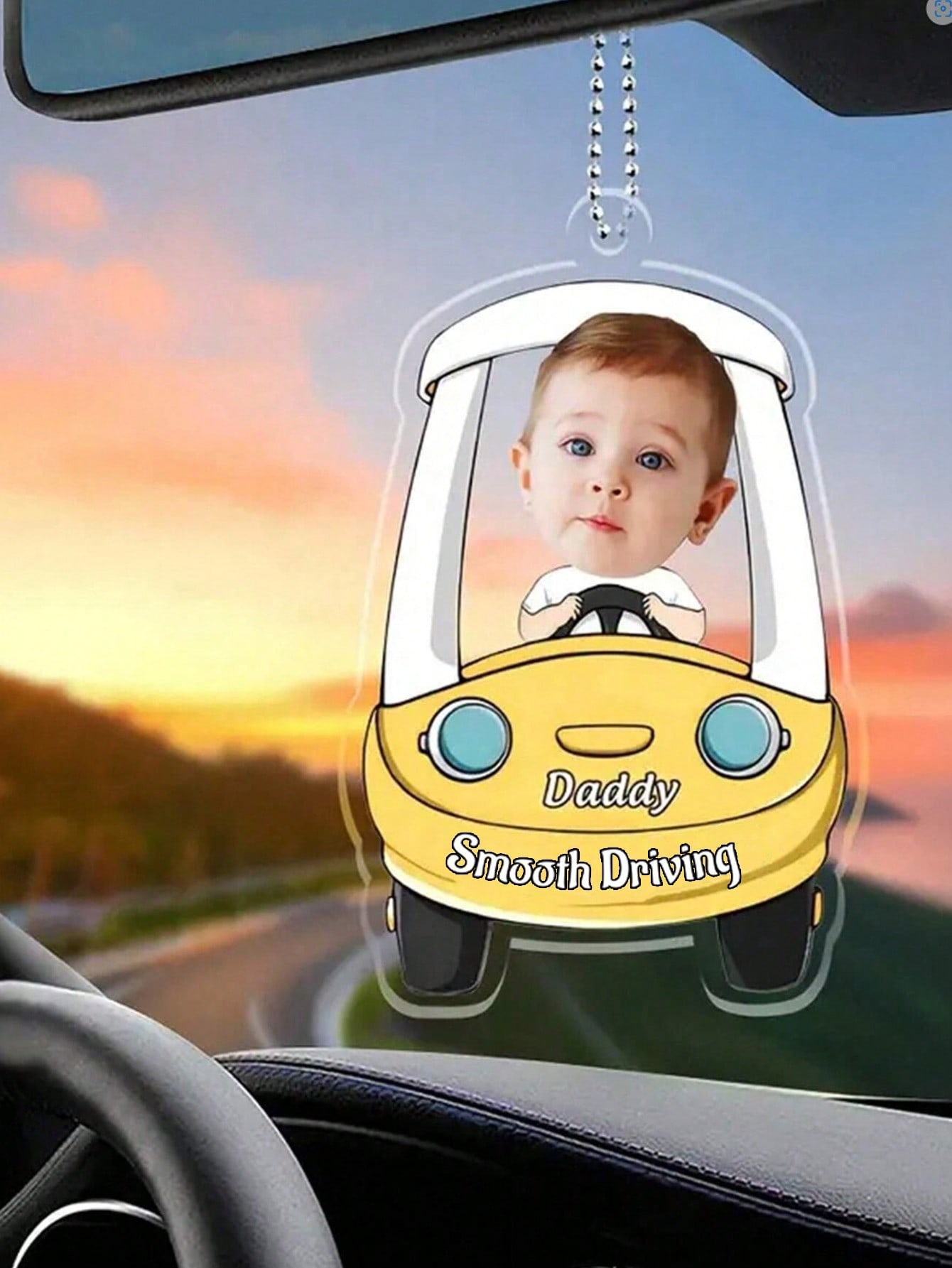 Custom Baby Photo Car Hanging Ornament