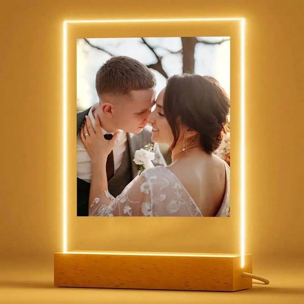 Personalize Photo LED Night Light Frame