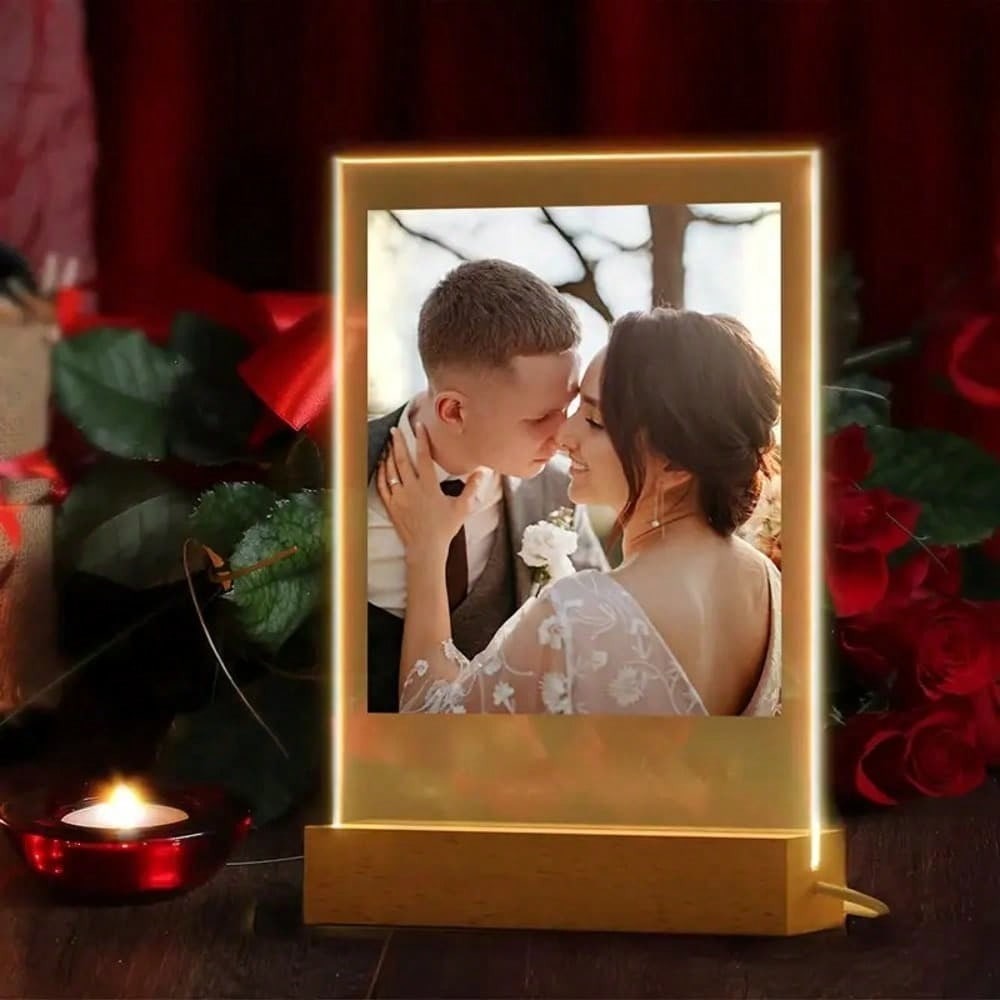 Personalize Photo LED Night Light Frame