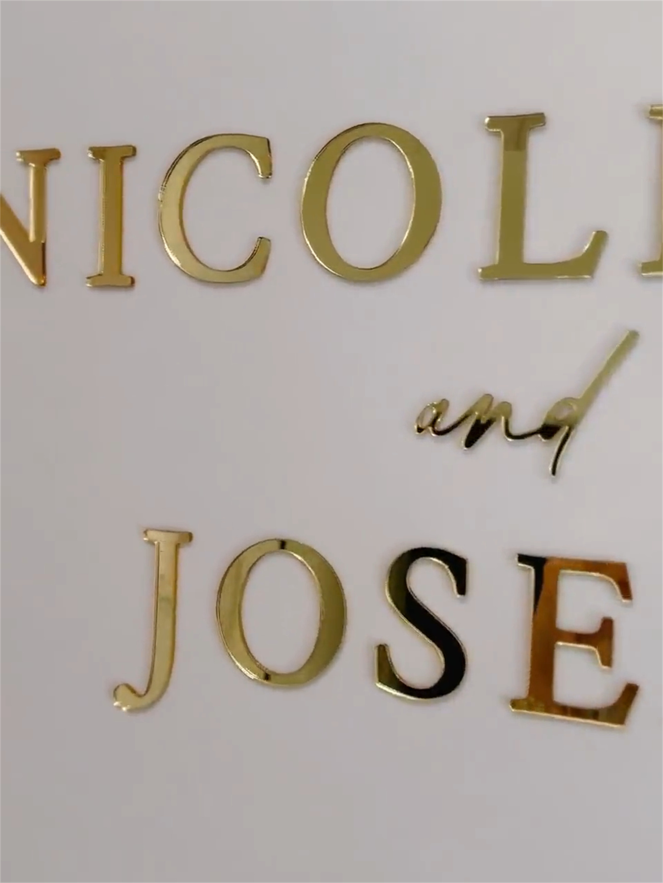 Wedding Welcome Sign - Personalized acrylic wedding welcome sign, modern and fashionable decoration of the wedding entrance. Welcome to our wedding sign