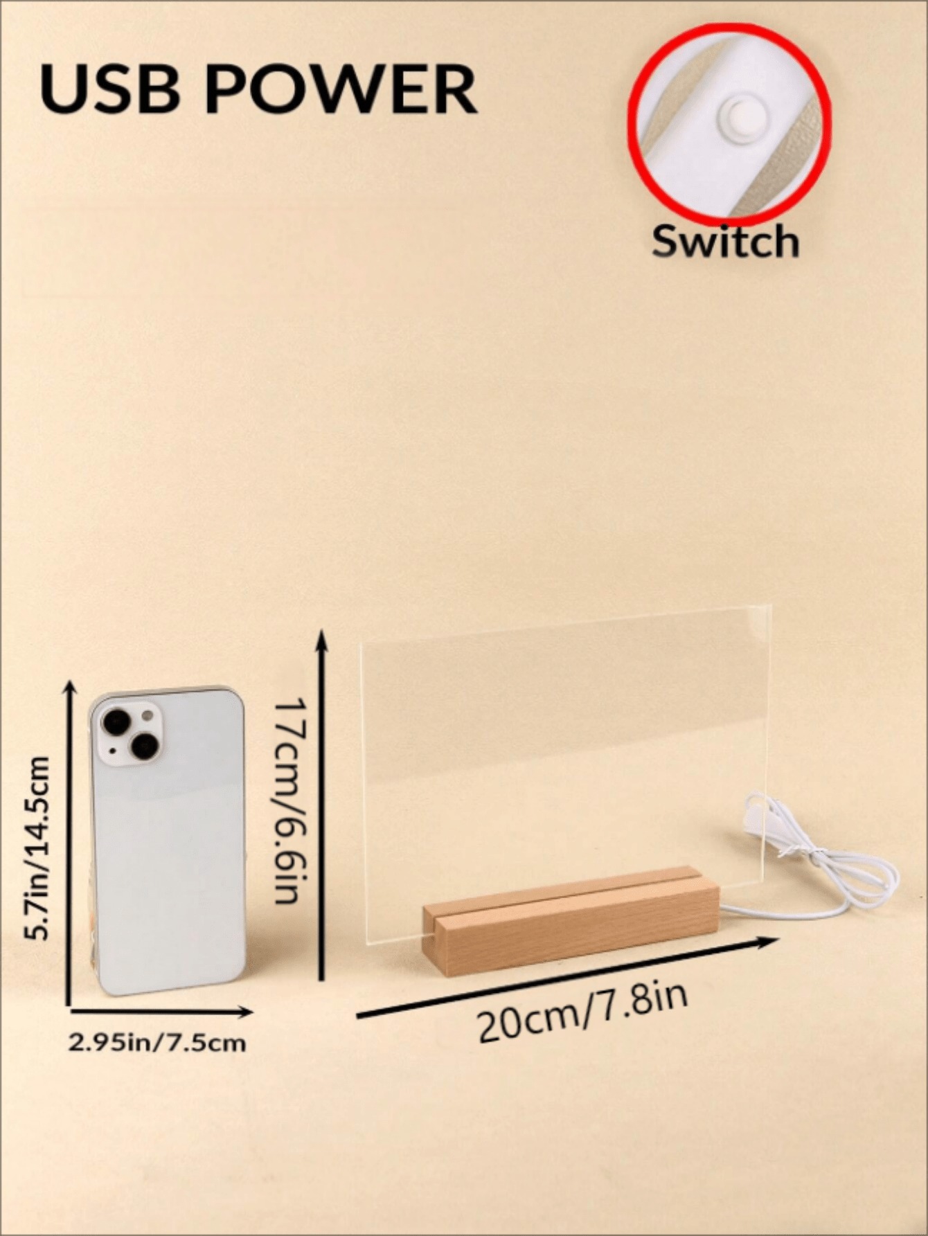 Personalized Couples Heart Photo Night Light