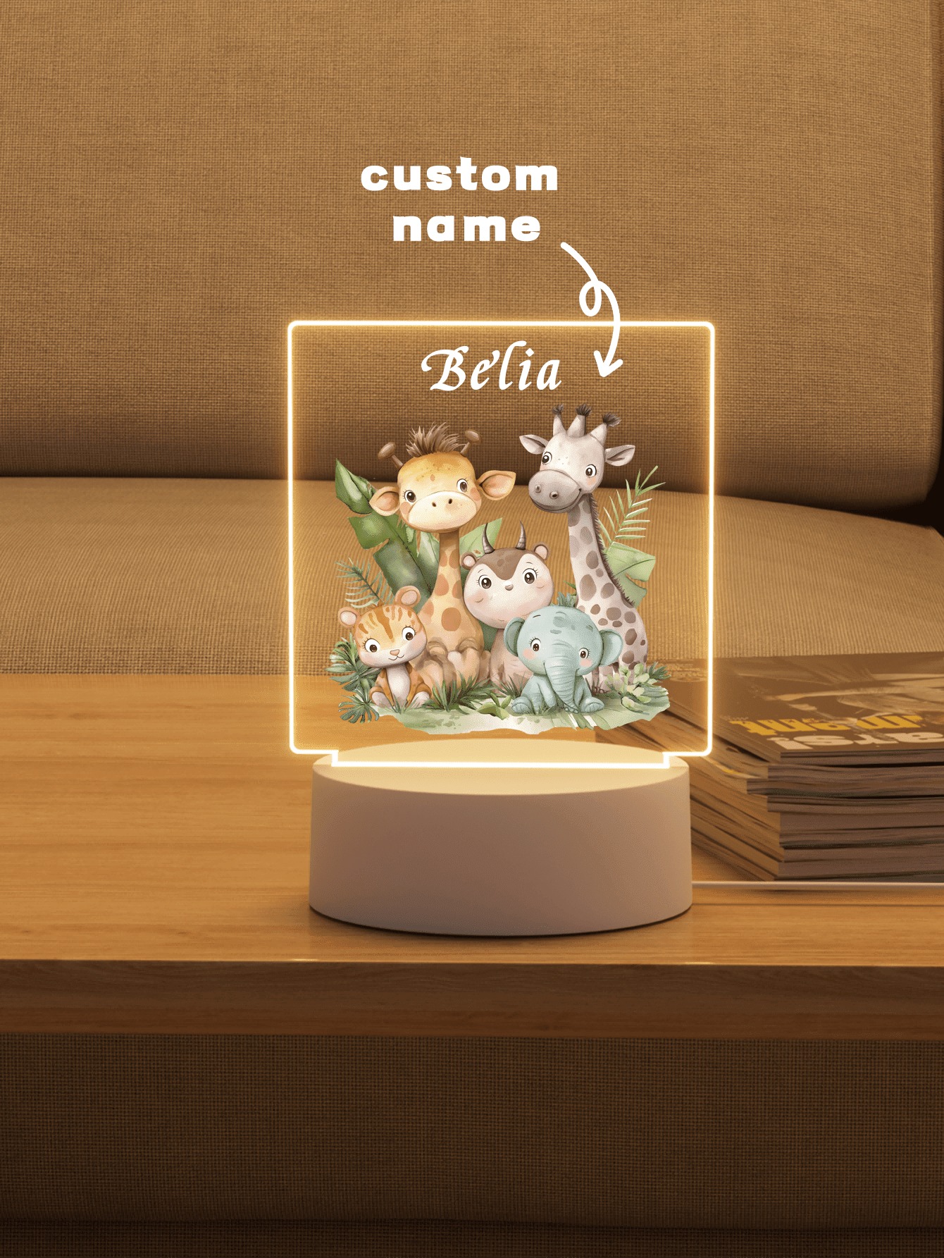 Personalized Photo Music LED Plaque