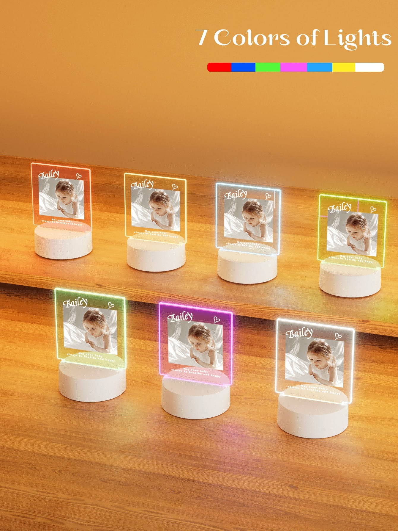 Personalized Photo Music LED Plaque