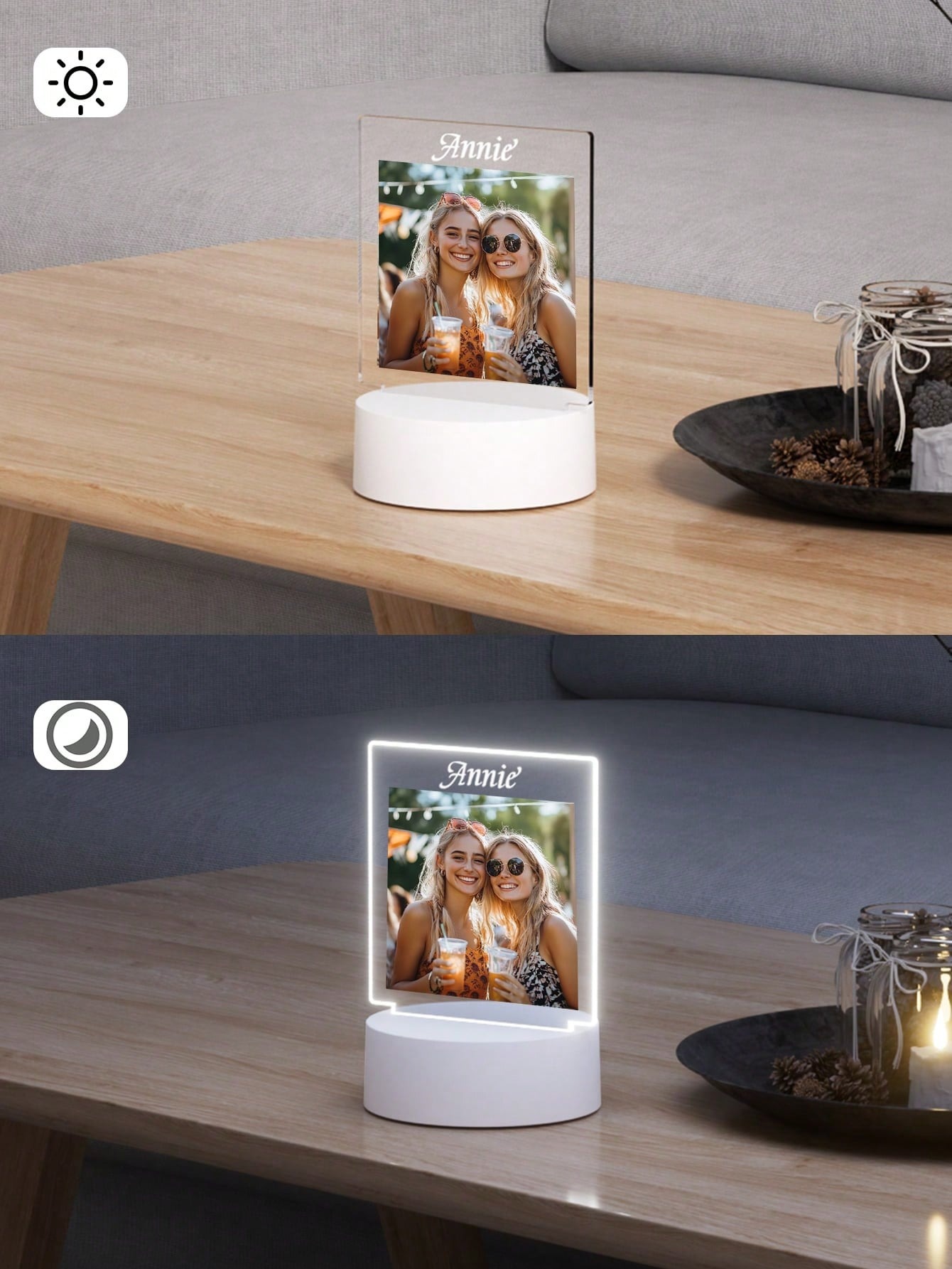 Personalized Photo Music LED Plaque