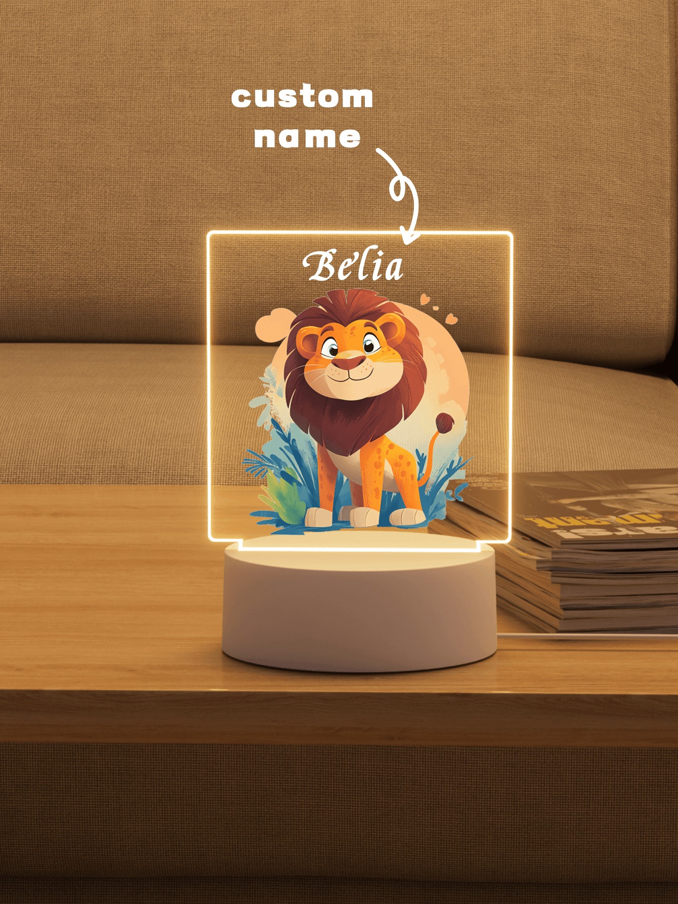 Personalized Photo Music LED Plaque