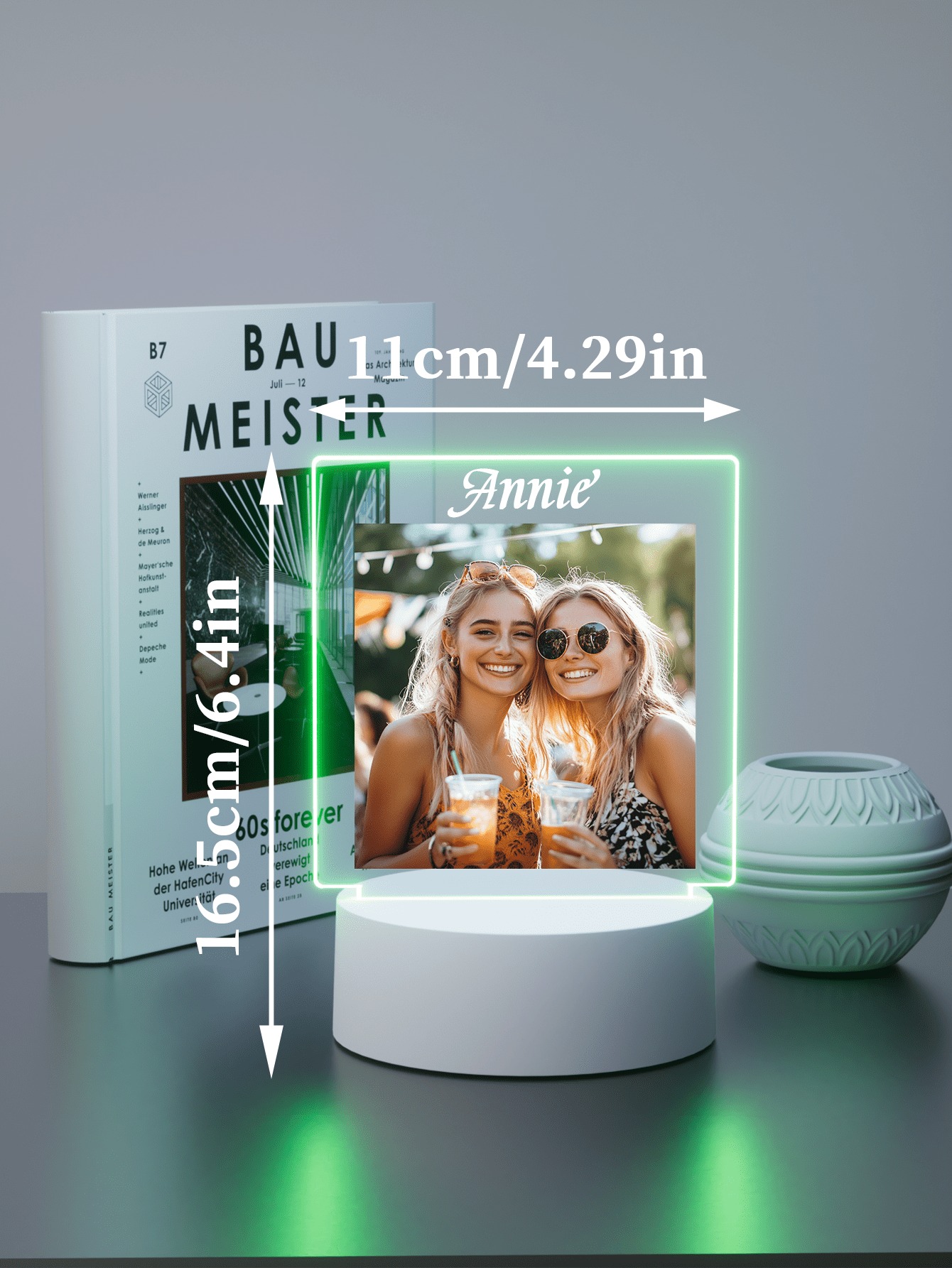 Personalized Photo Music LED Plaque