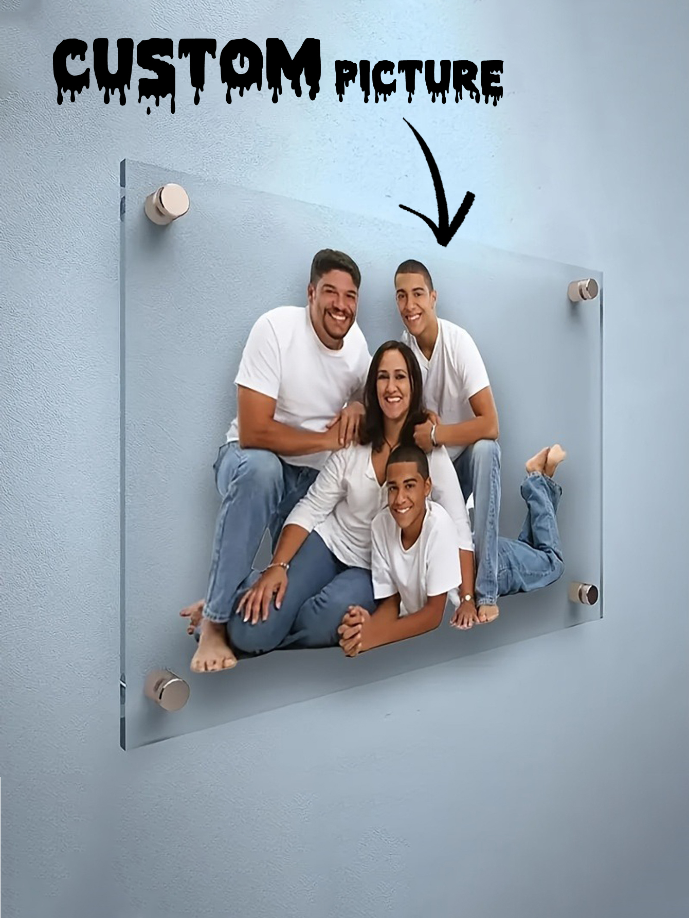 Custom Acrylic Wall Sign with Photo
