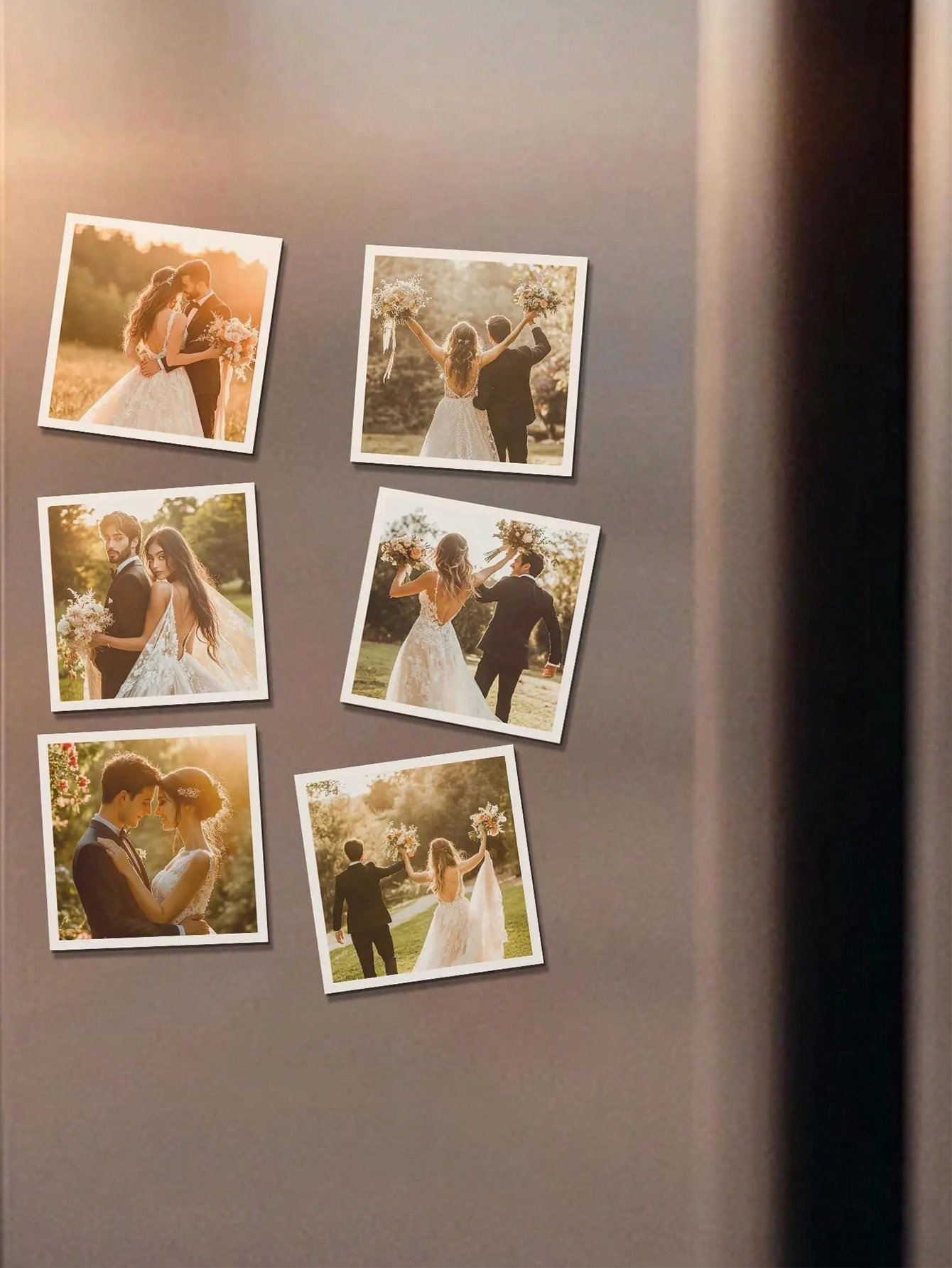 Christmas Photo Magnets – Personalized Holiday Fridge Gift