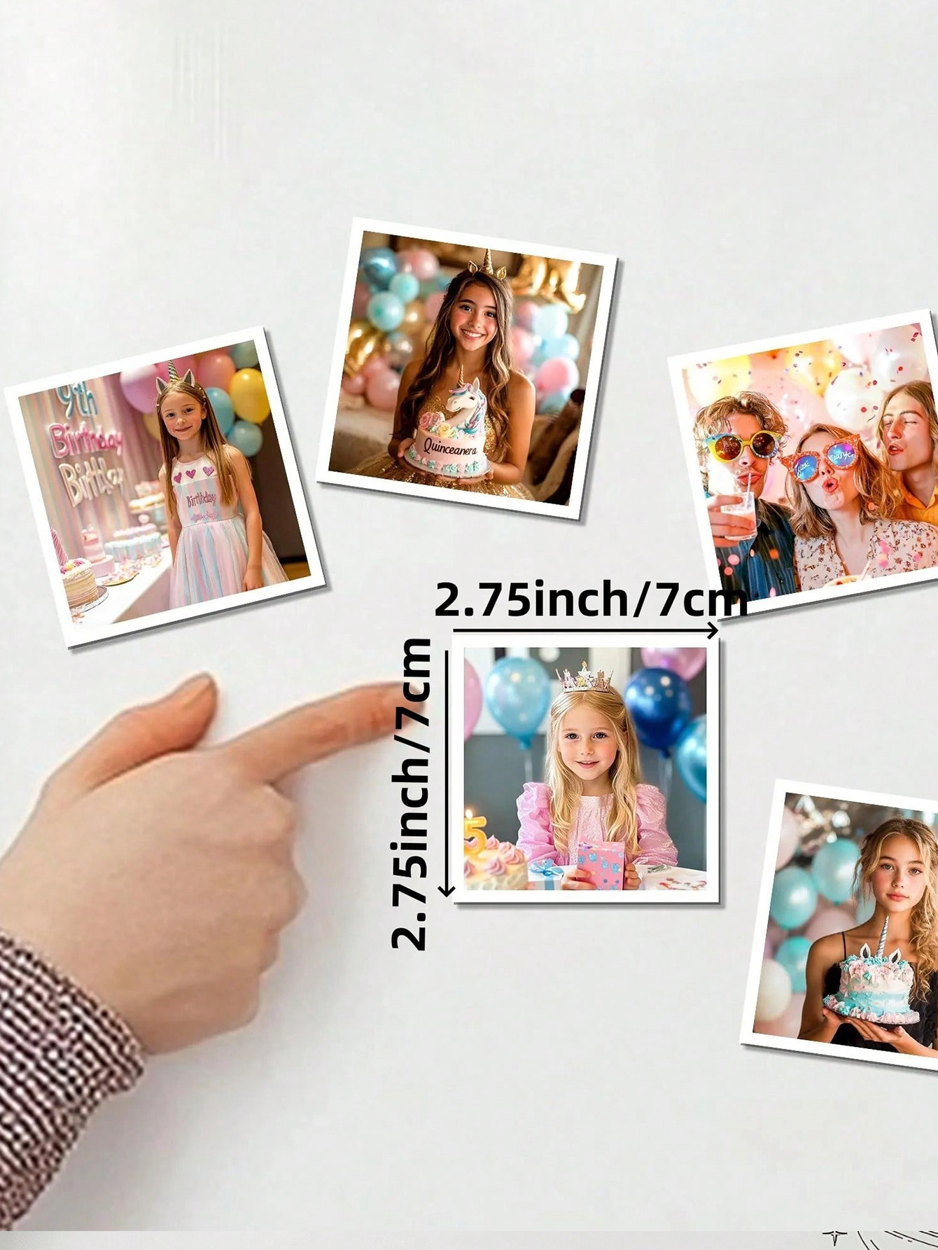 Christmas Photo Magnets – Personalized Holiday Fridge Gift