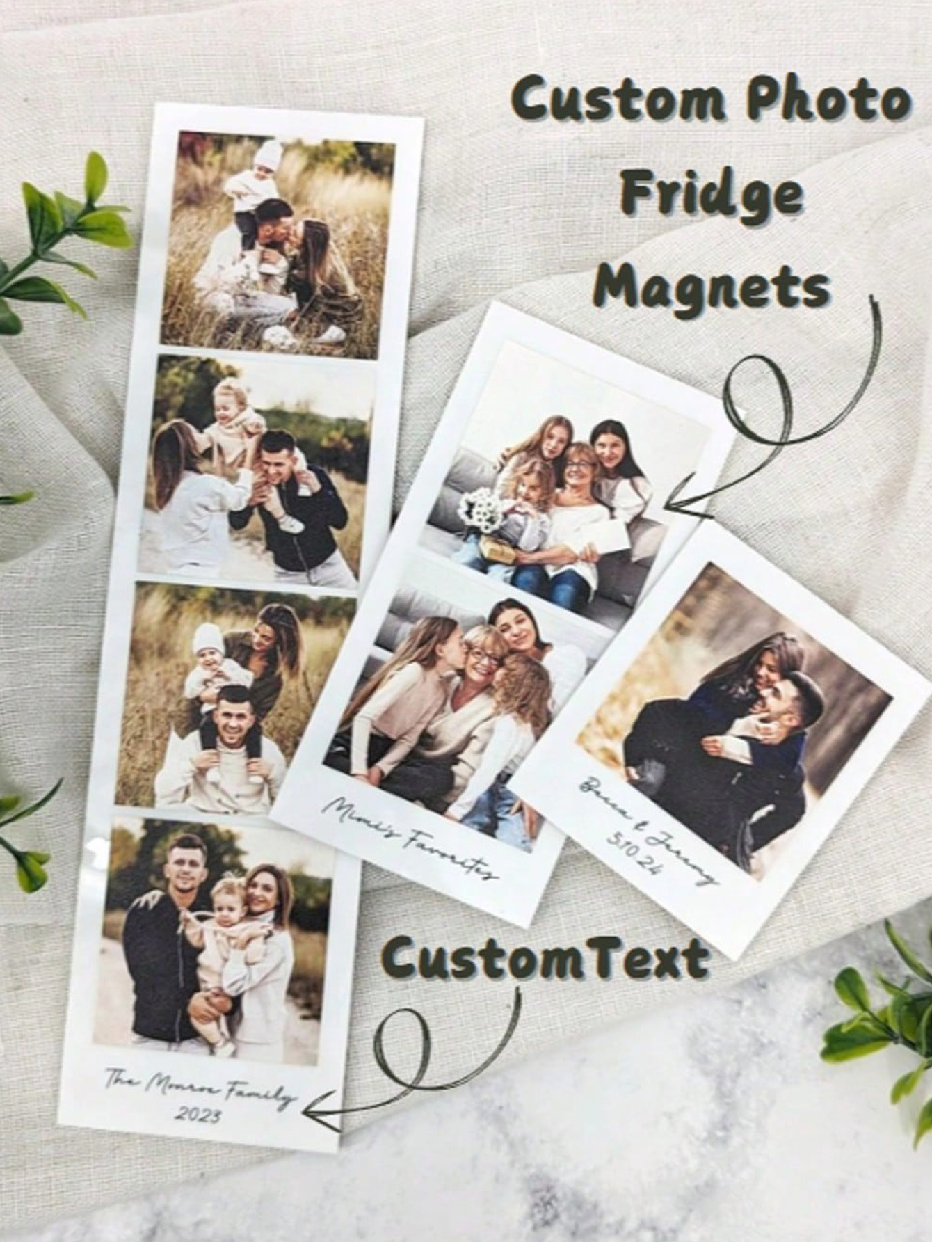 Custom Photo Strip Magnet – Personalized Fridge Keepsake