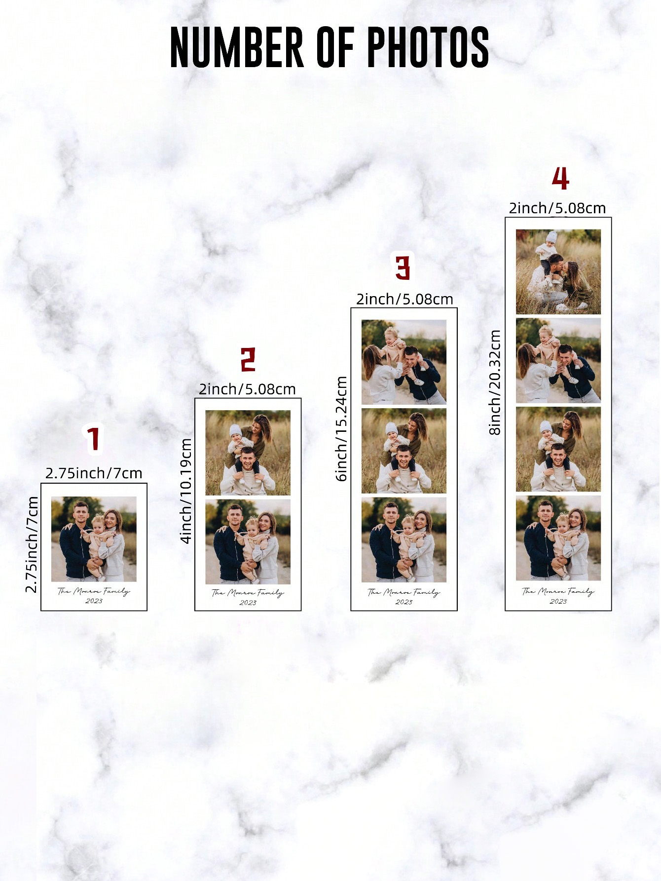 Custom Photo Strip Magnet – Personalized Fridge Keepsake